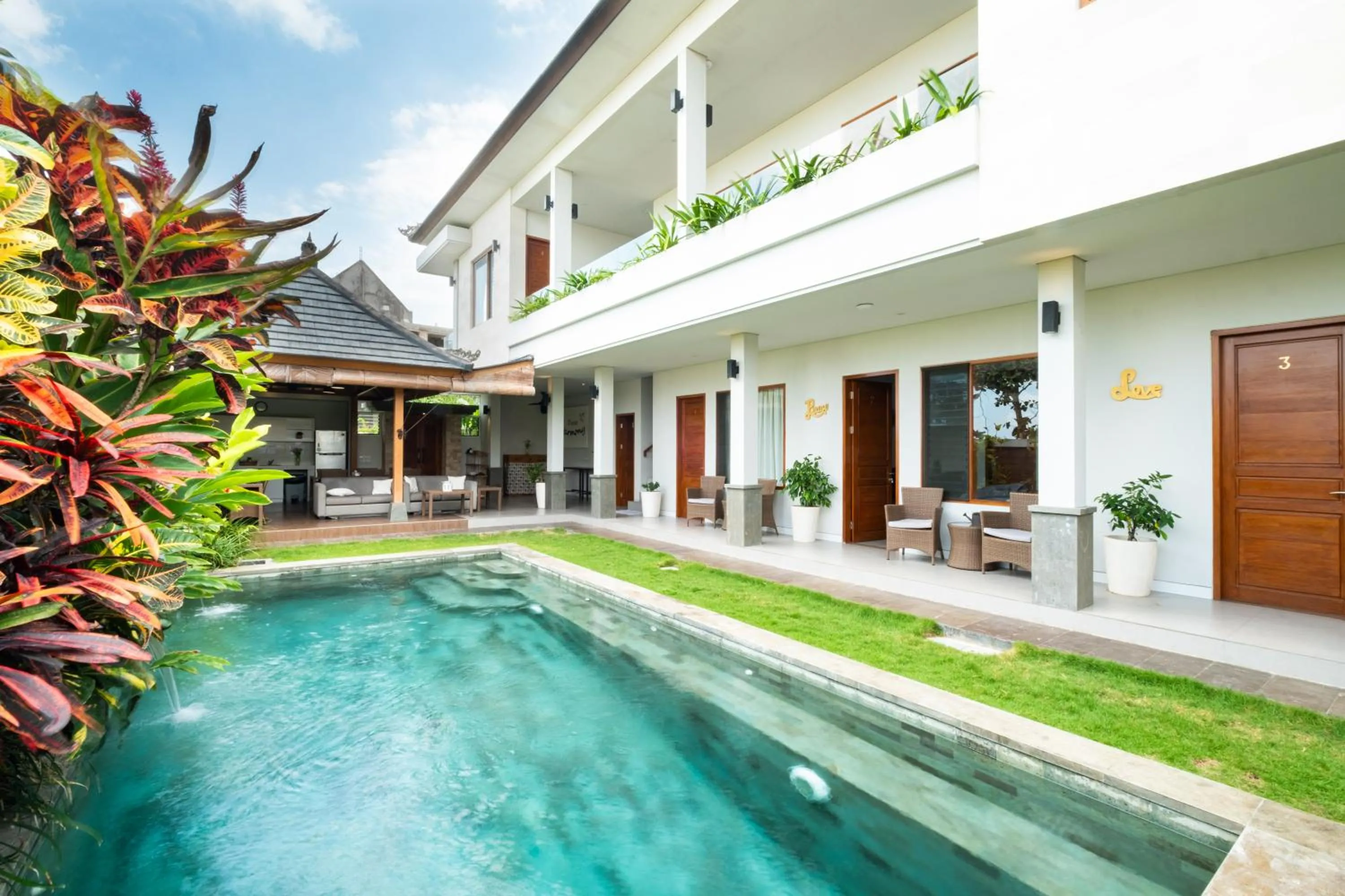 Swimming pool in Bali Harmony Retreat