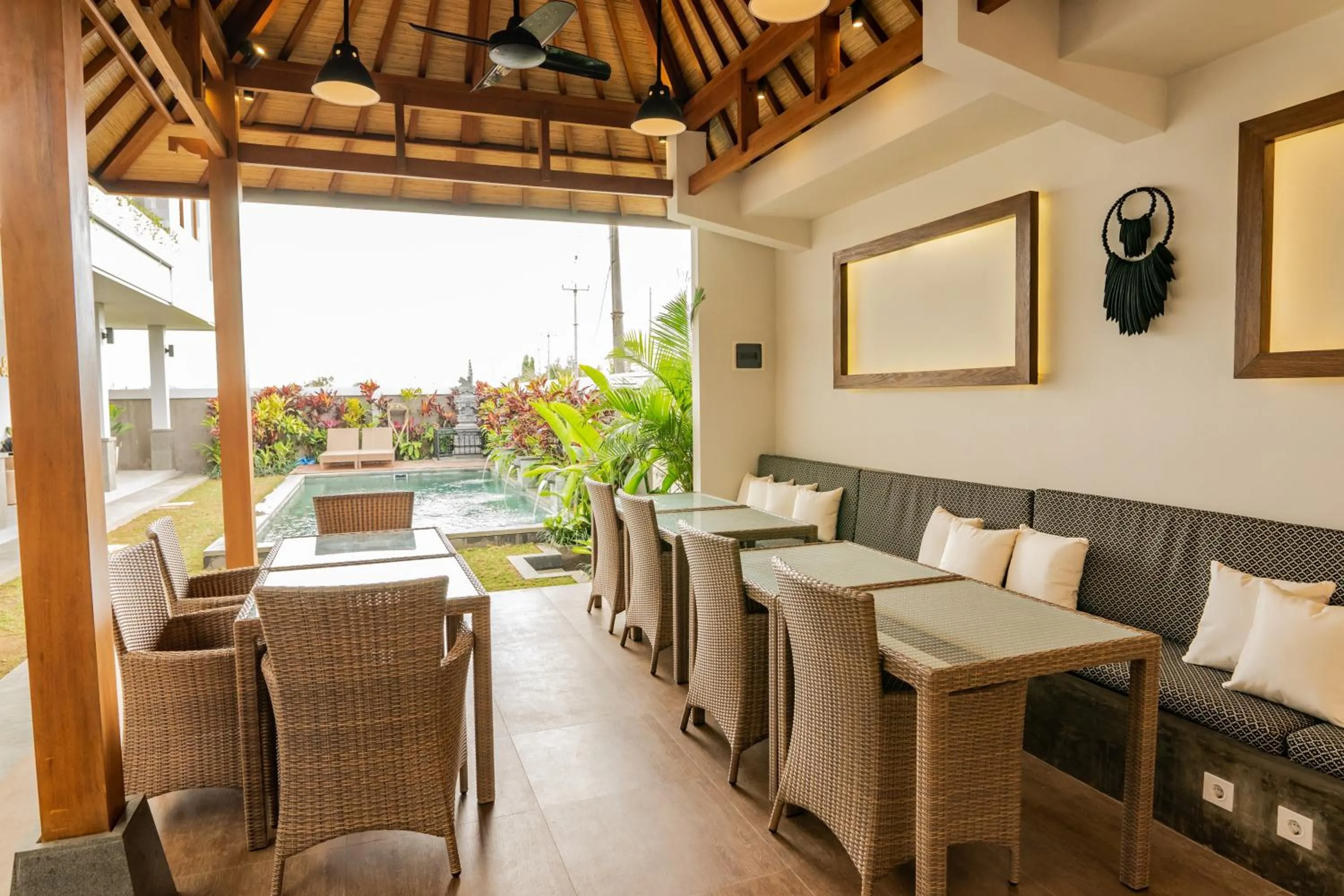 Dining area in Bali Harmony Retreat