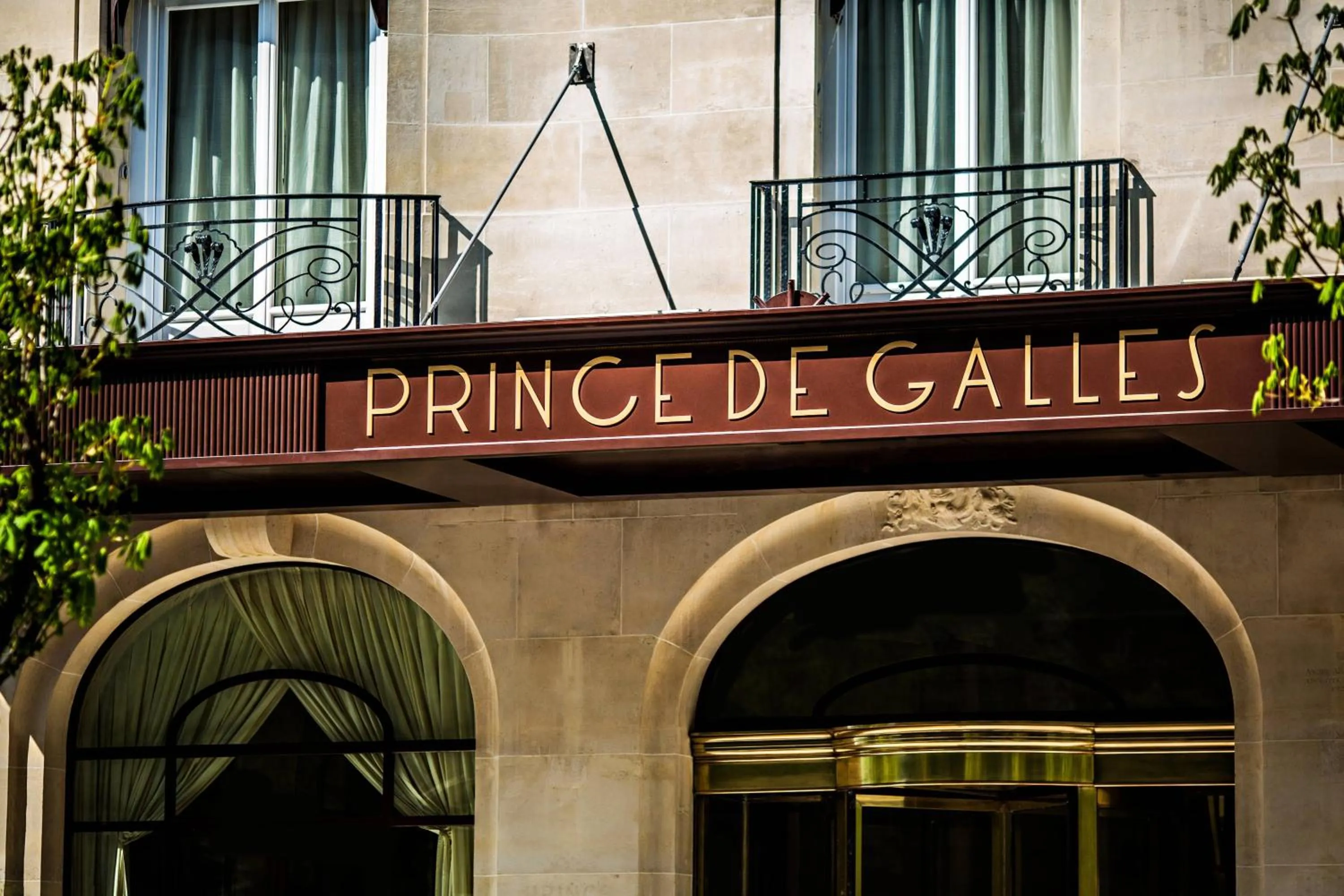 Property building in Prince de Galles, a Luxury Collection hotel, Paris