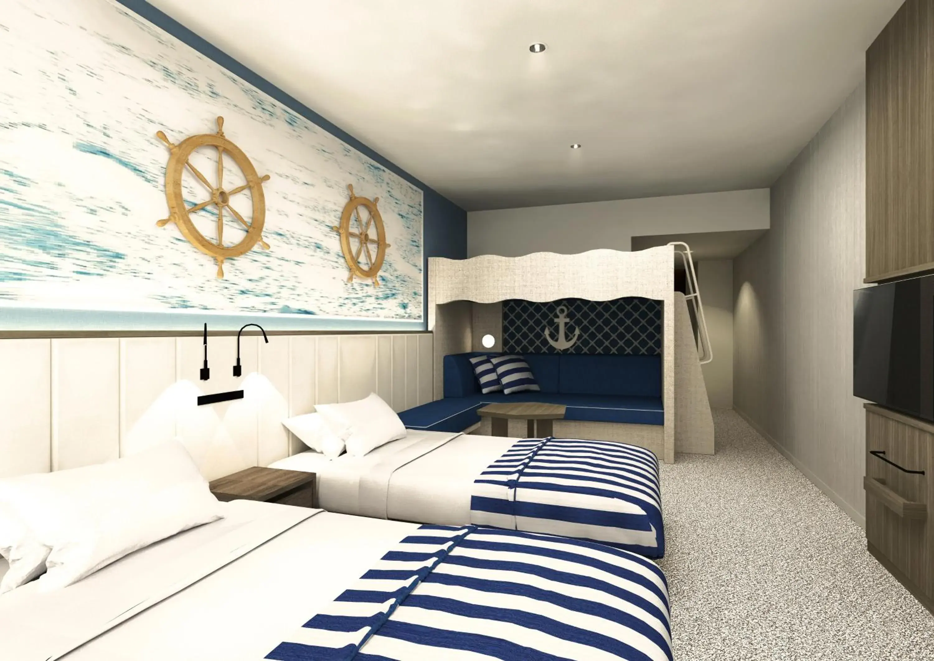 Photo of the whole room, Bed in La'gent Stay Hakodate Ekimae Photo of the whole room, Bed in La'gent Stay Hakodate Ekimae