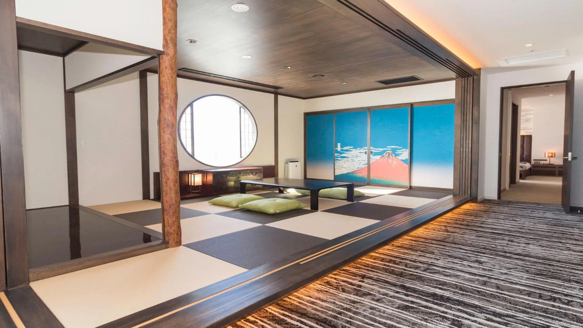 Living room, Bed in La'gent Stay Hakodate Ekimae