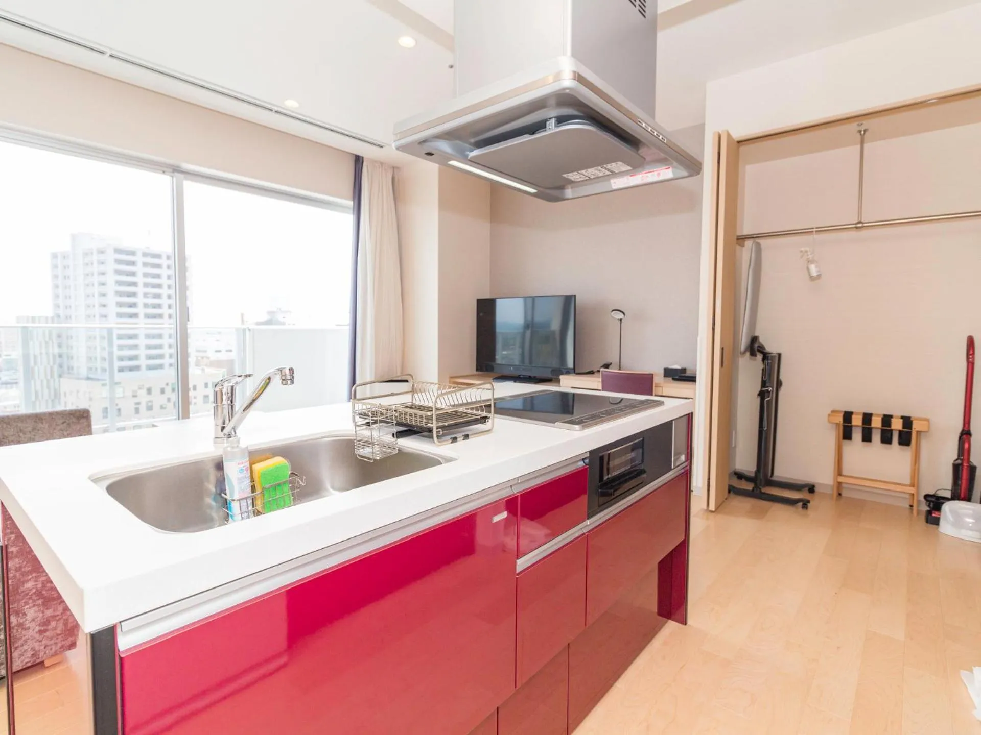 Kitchen or kitchenette in La'gent Stay Hakodate Ekimae