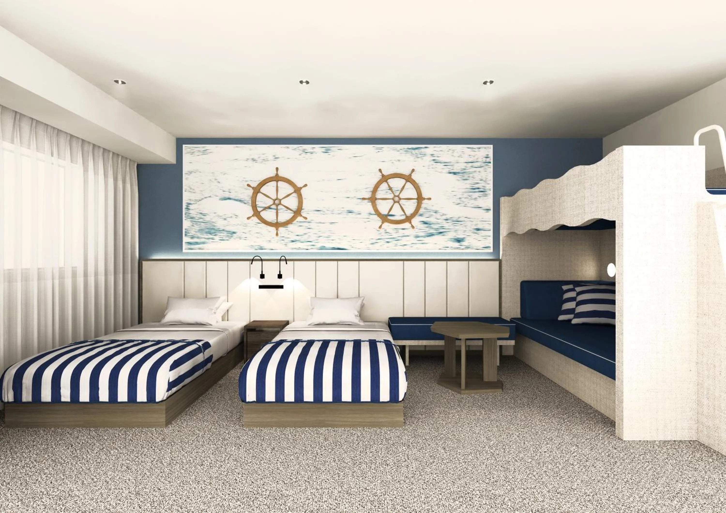 Photo of the whole room, Bed in La'gent Stay Hakodate Ekimae