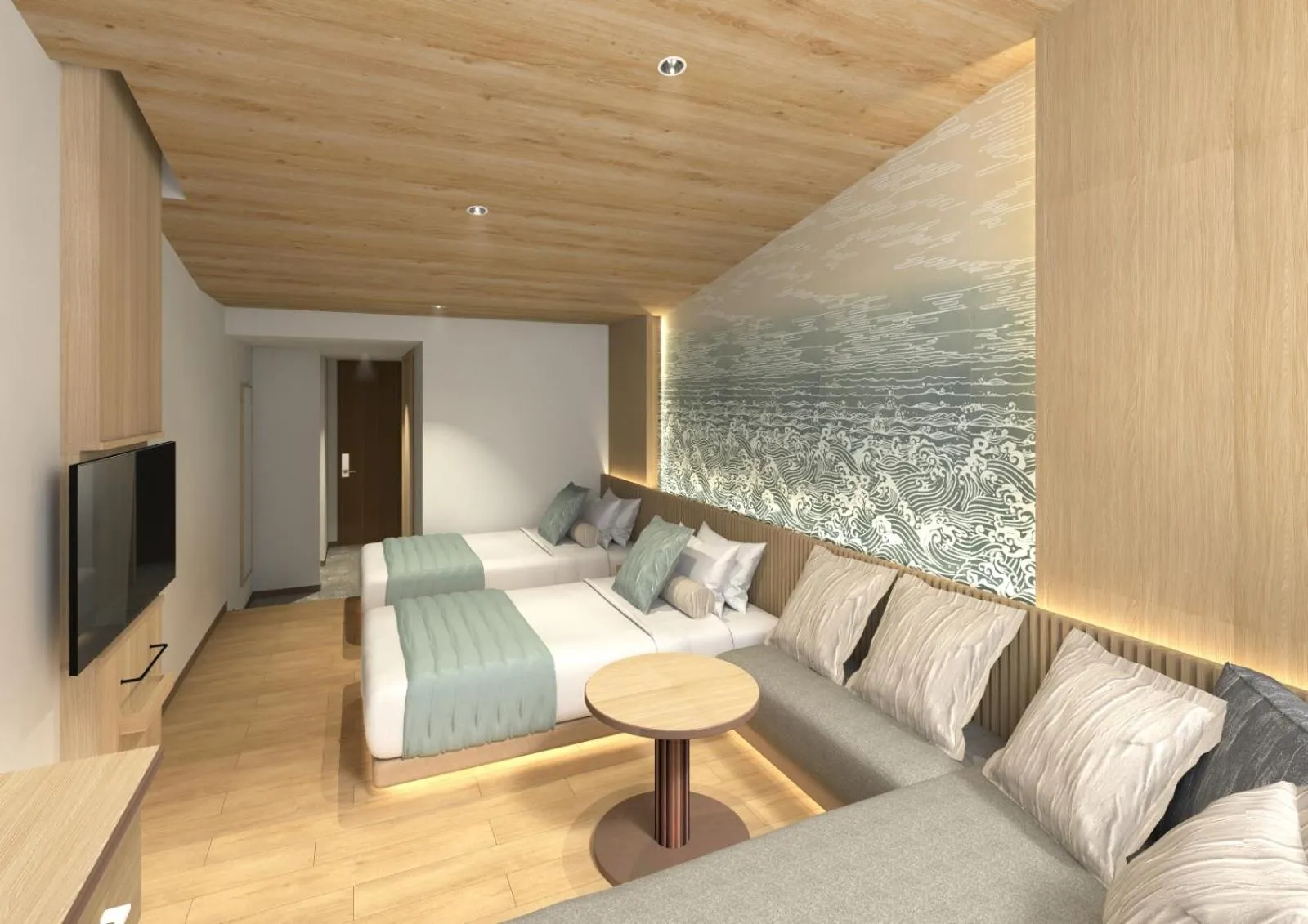 Bed in La'gent Stay Hakodate Ekimae