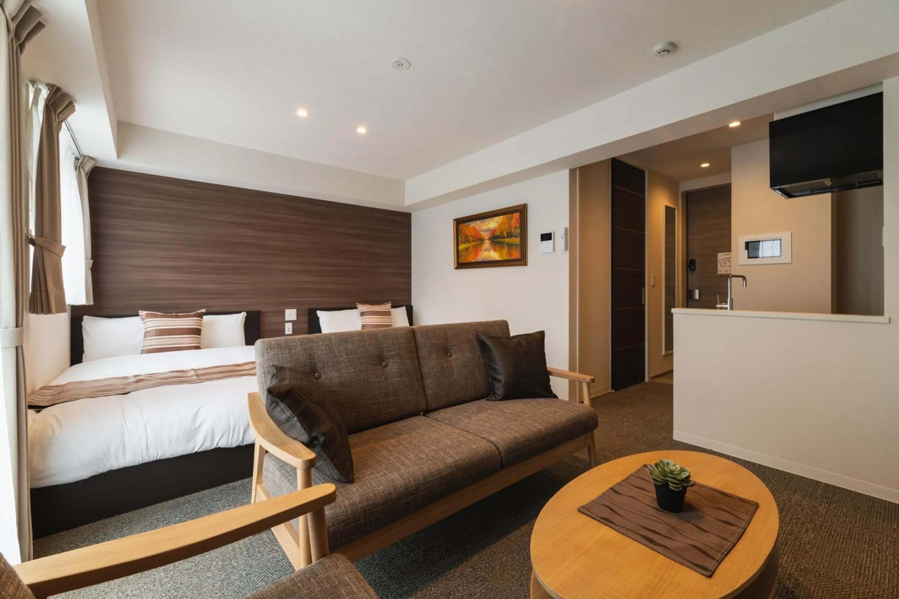 Living room, Bed in GRAND BASE Mojiko