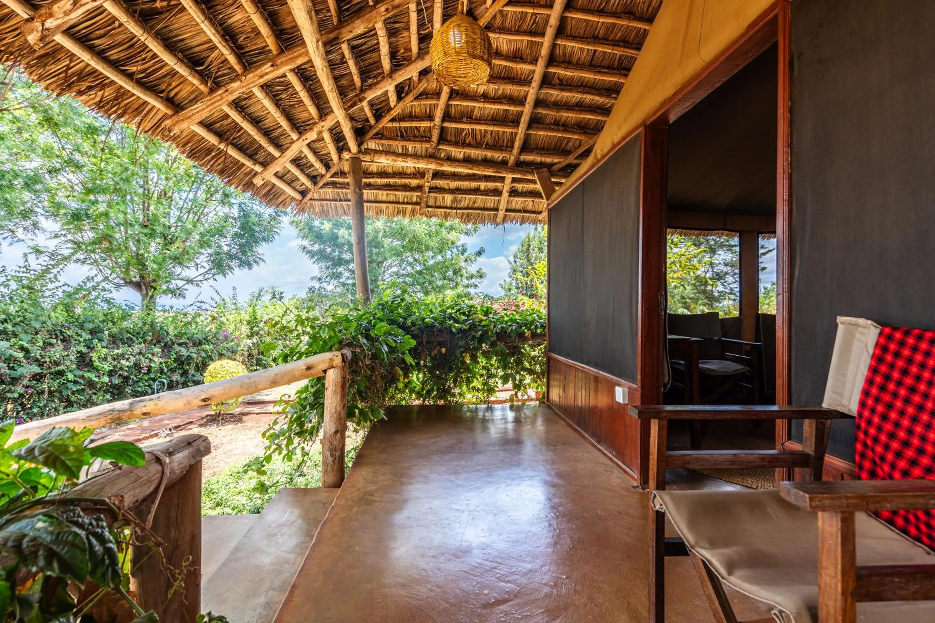 Balcony/Terrace in Karatu Tented Lodge