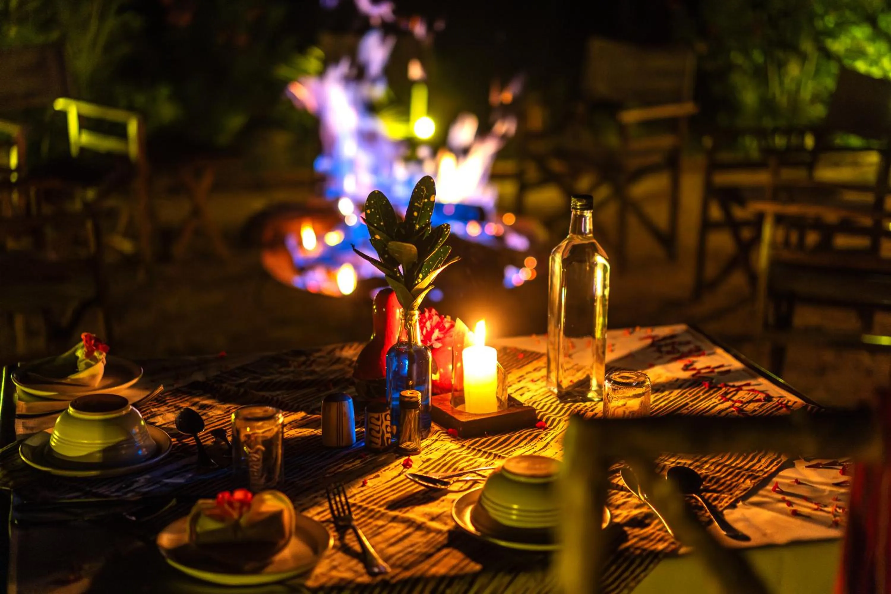 Dining area in Karatu Tented Lodge