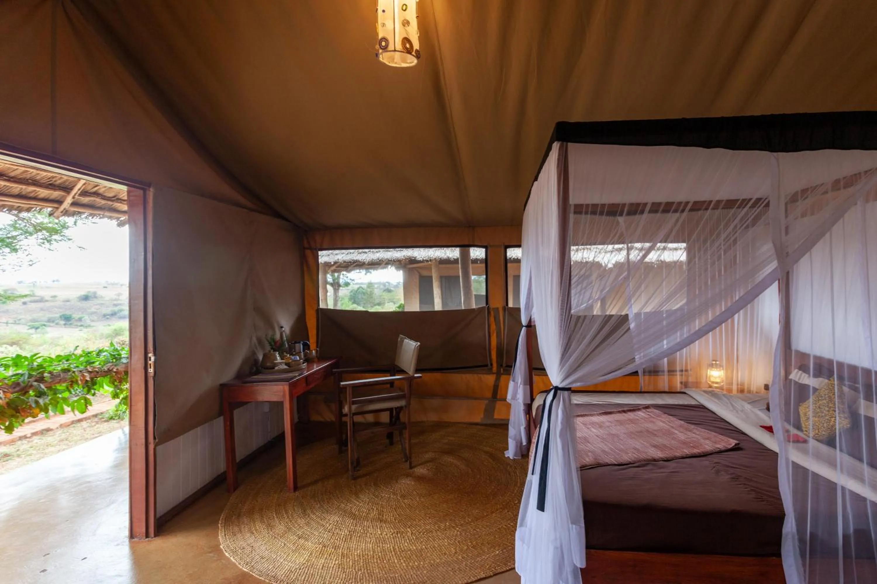 Bed in Karatu Tented Lodge