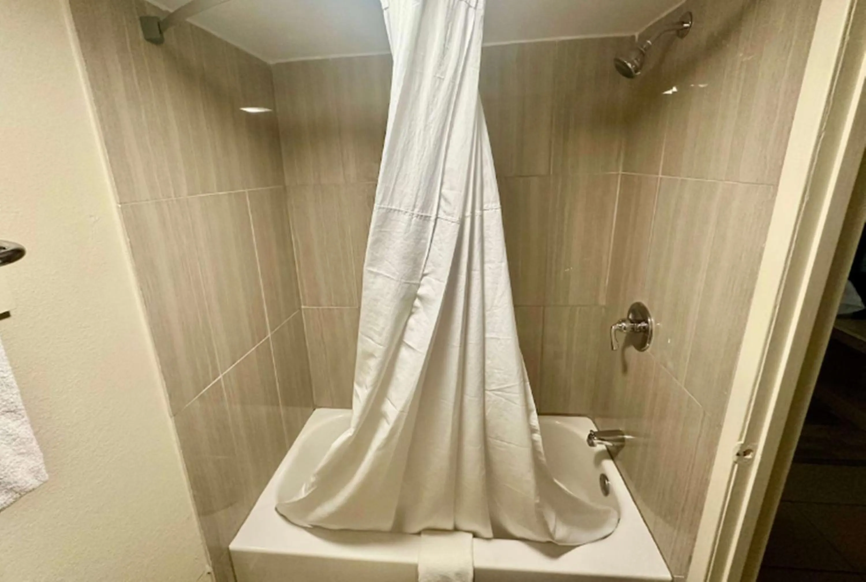 Bath in Super 8 by Wyndham Athens TX