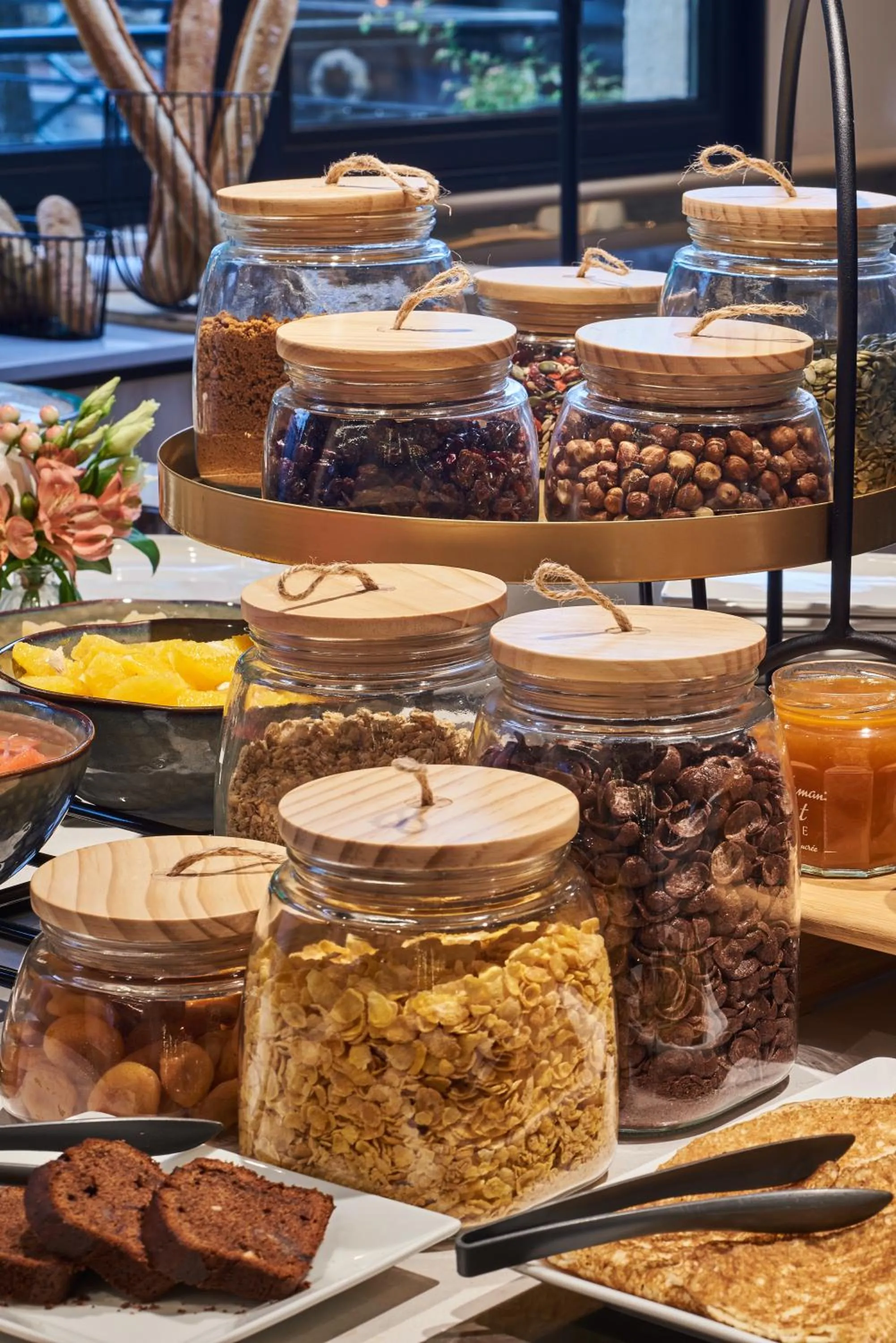 Buffet breakfast in Mercure Paris Nanterre