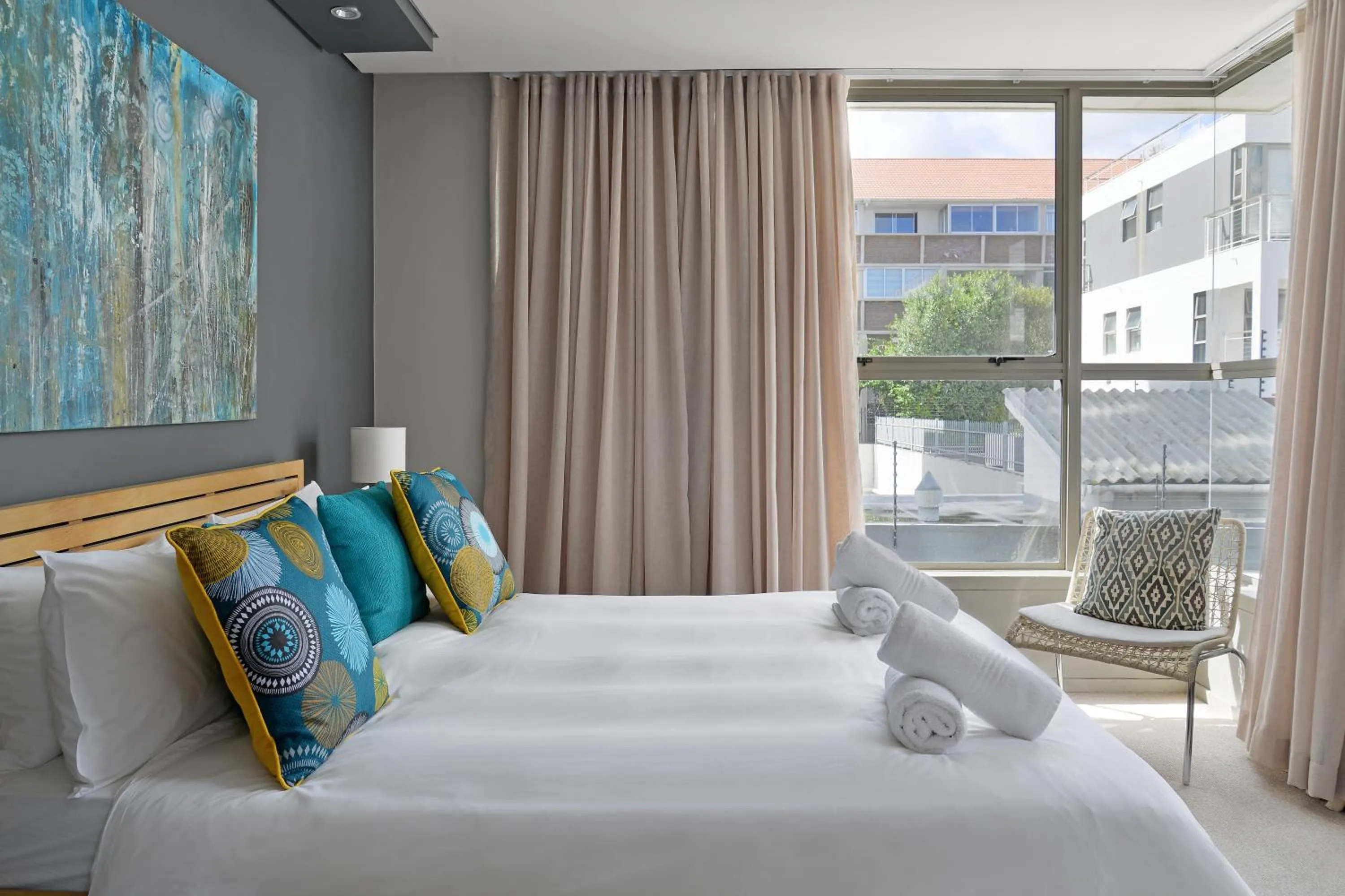 Photo of the whole room, Bed in The Legacy 104