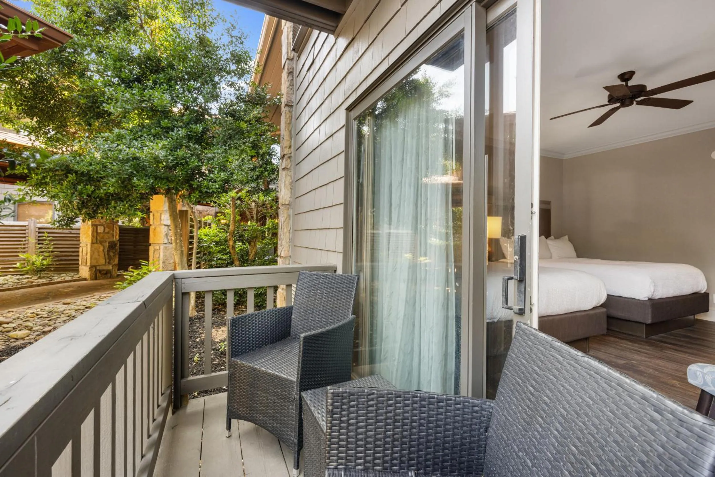 Bed in The Ridges Resort on Lake Chatuge