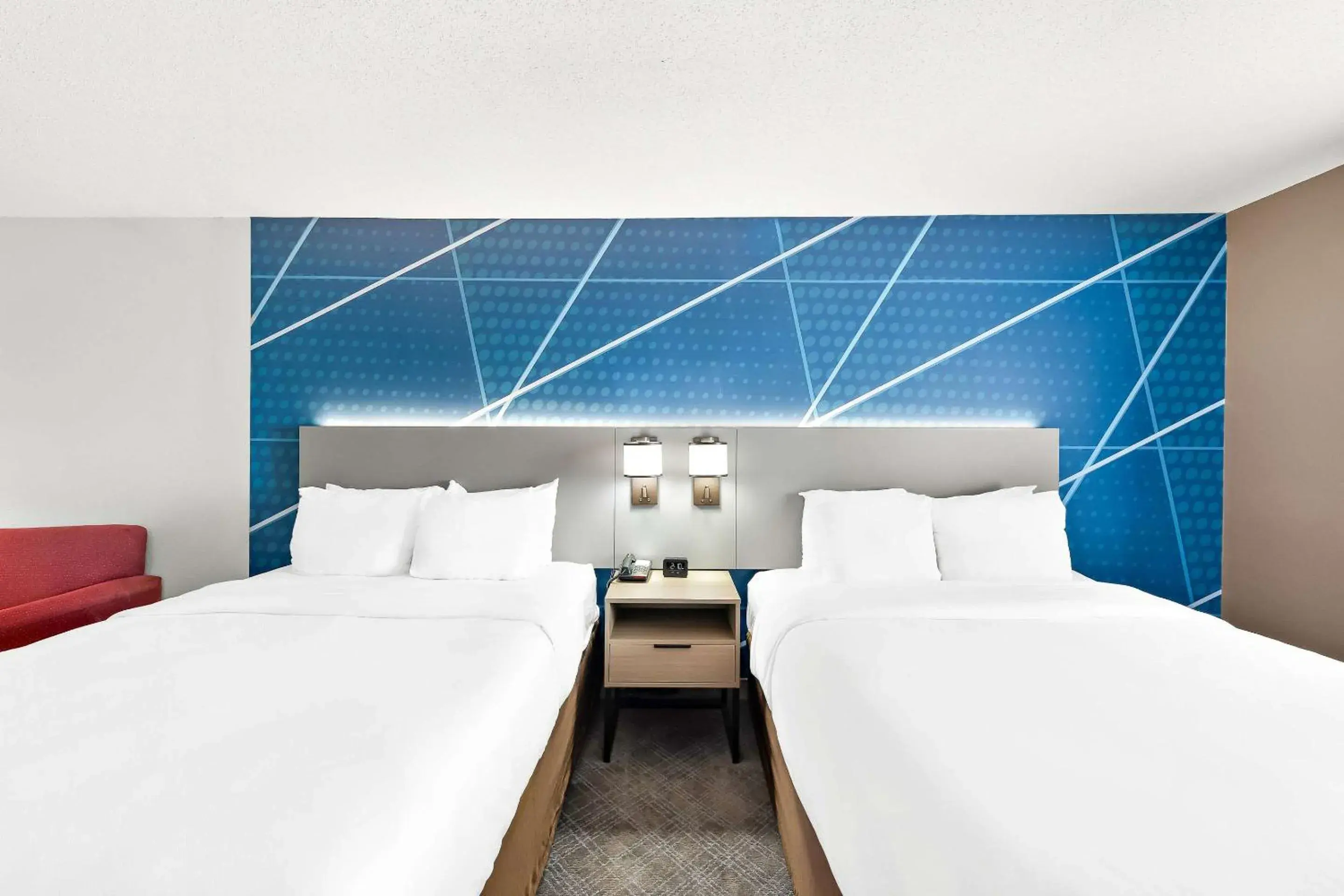 Bedroom, Bed in Comfort Suites Columbus Bedroom, Bed in Comfort Suites Columbus