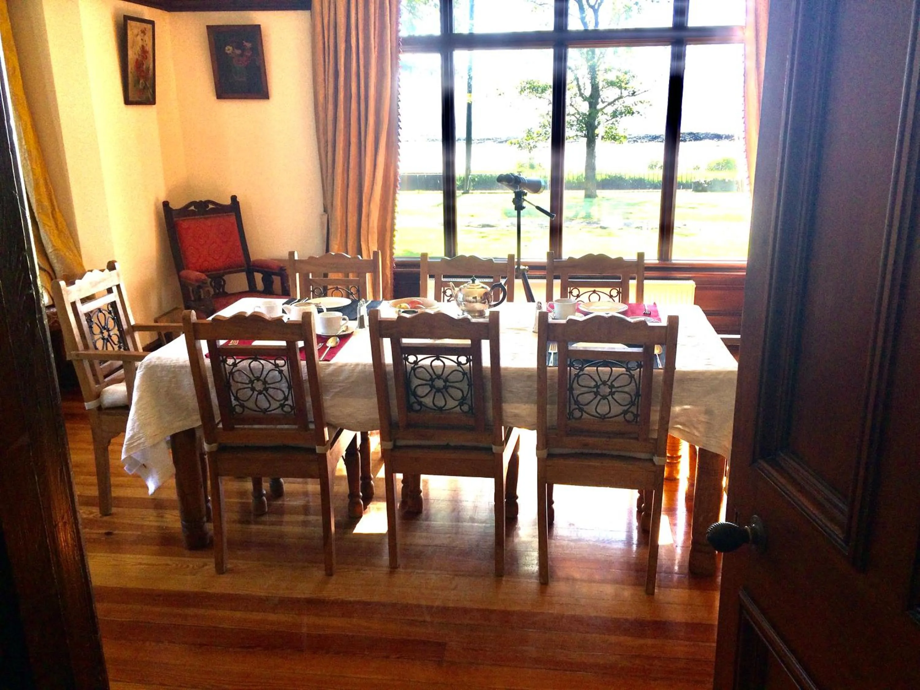 Dining area in The Old Vicarage NI B&B