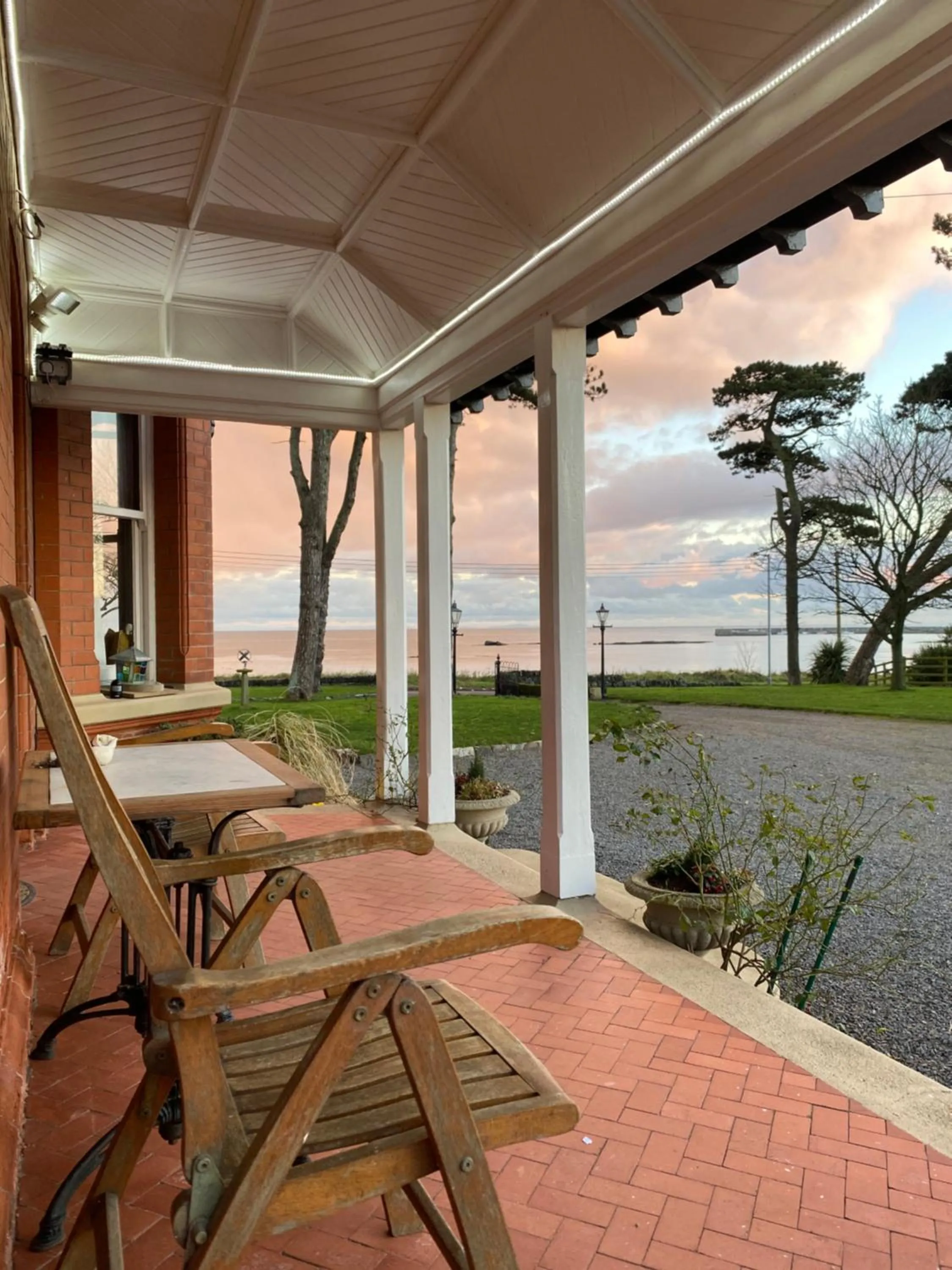 Balcony/Terrace in The Old Vicarage NI B&B
