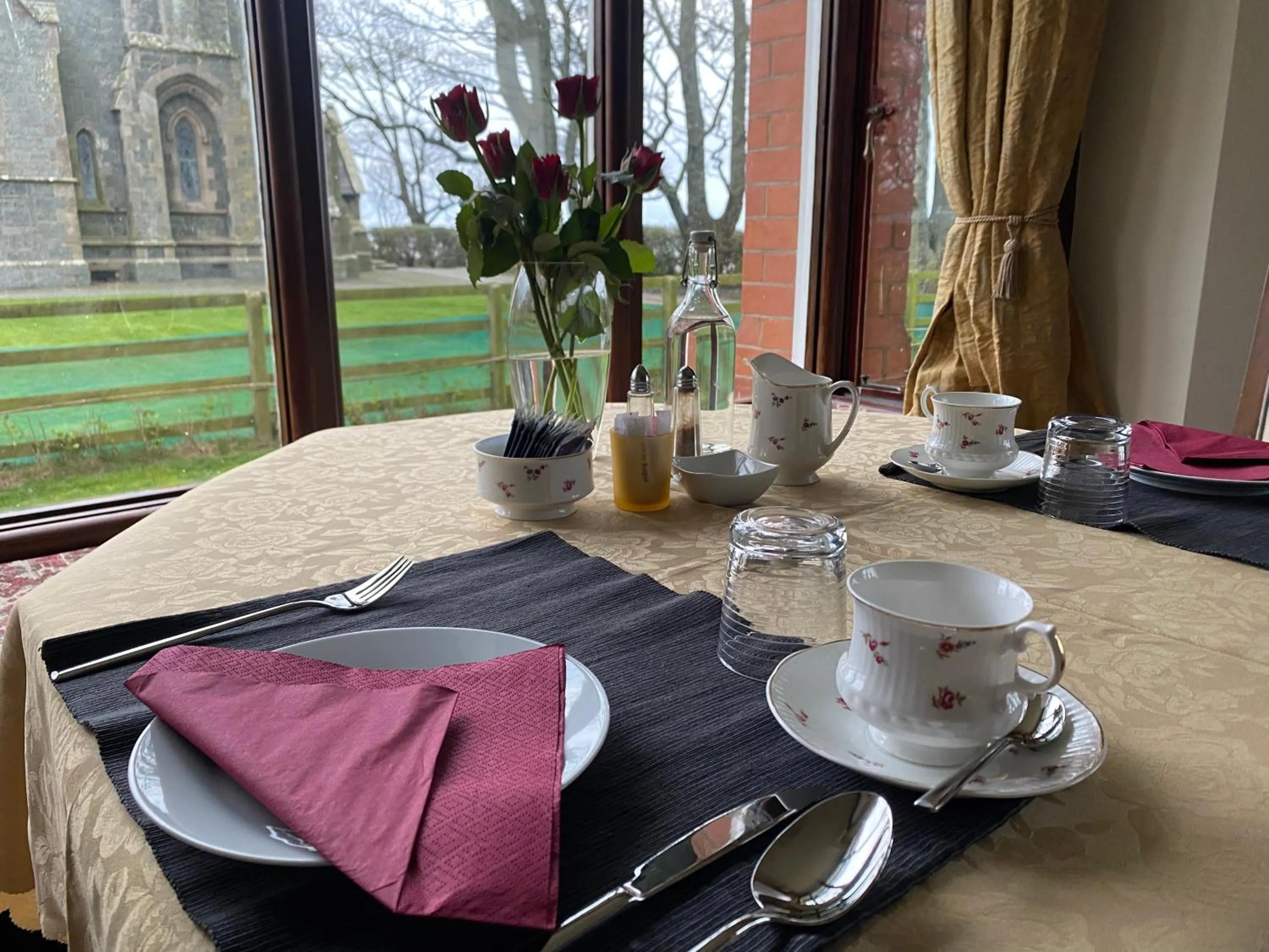 Dining area in The Old Vicarage NI B&B