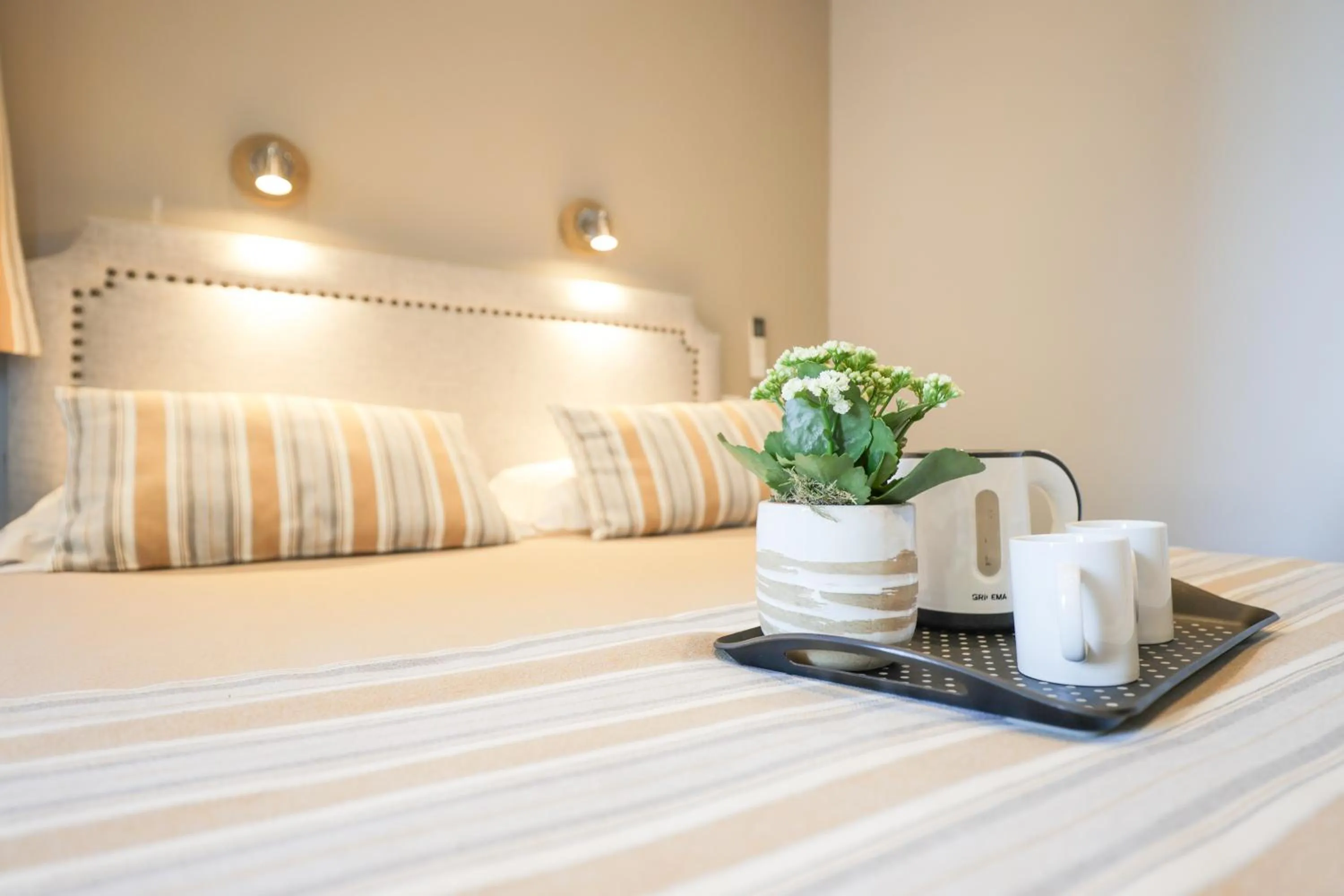 Bed in Hotel Lepante