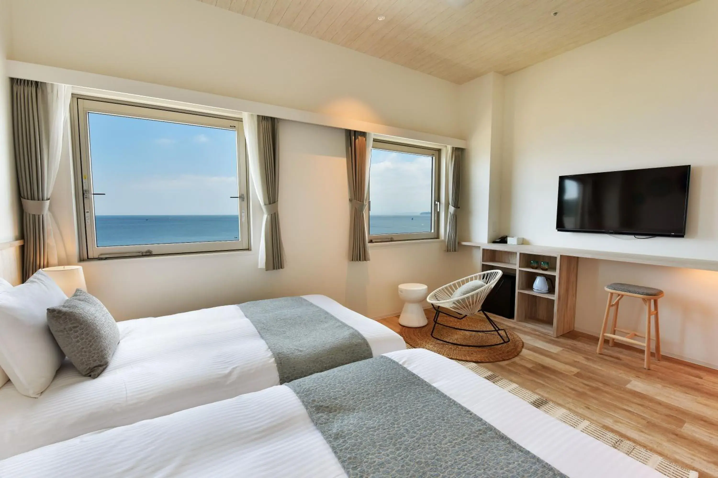 Superior Twin Room with Sea View - single occupancy in Hayama Umino Hotel Superior Twin Room with Sea View - single occupancy in Hayama Umino Hotel
