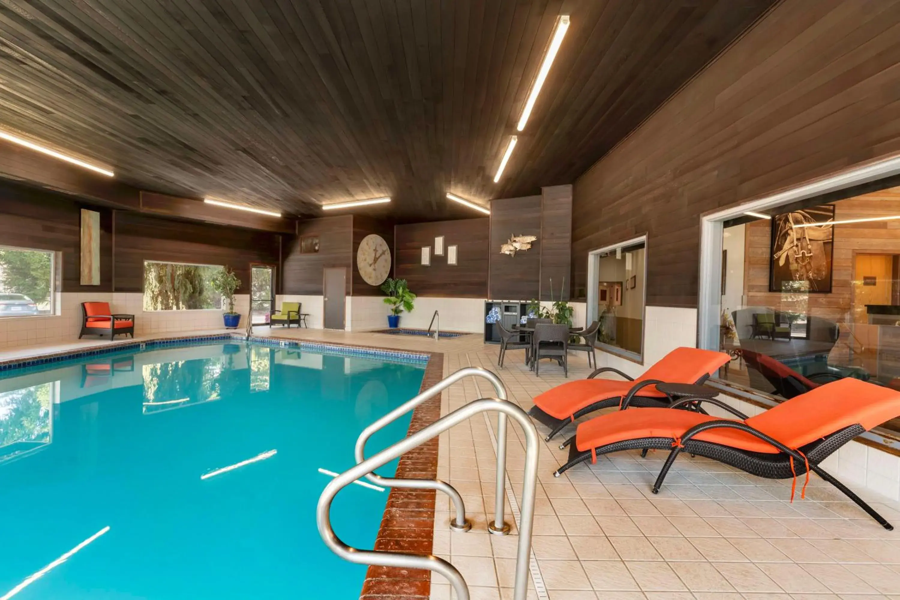 Pool view in Best Western Prineville Inn Pool view in Best Western Prineville Inn