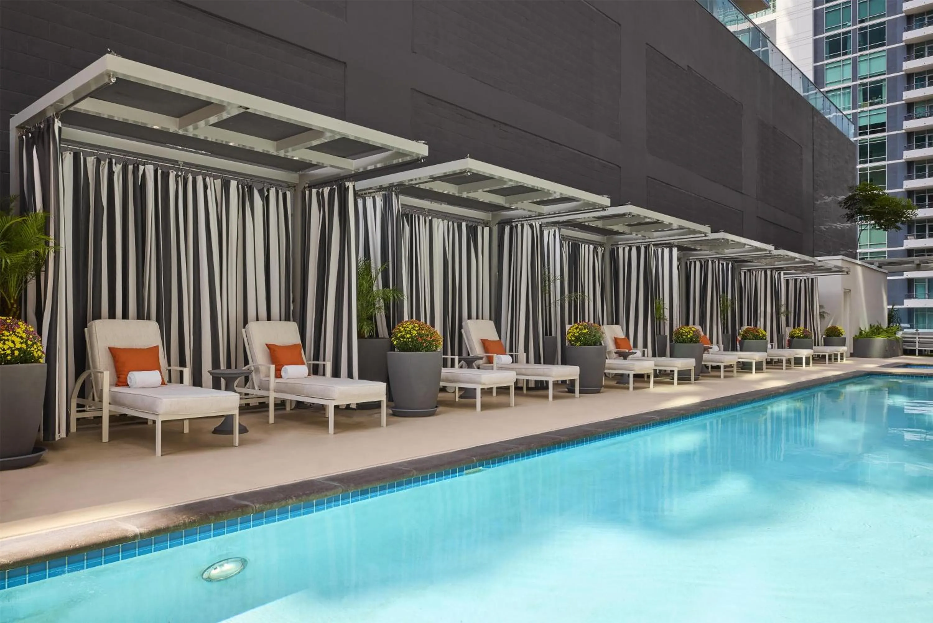Pool view in Carte Hotel San Diego Downtown, Curio Collection By Hilton