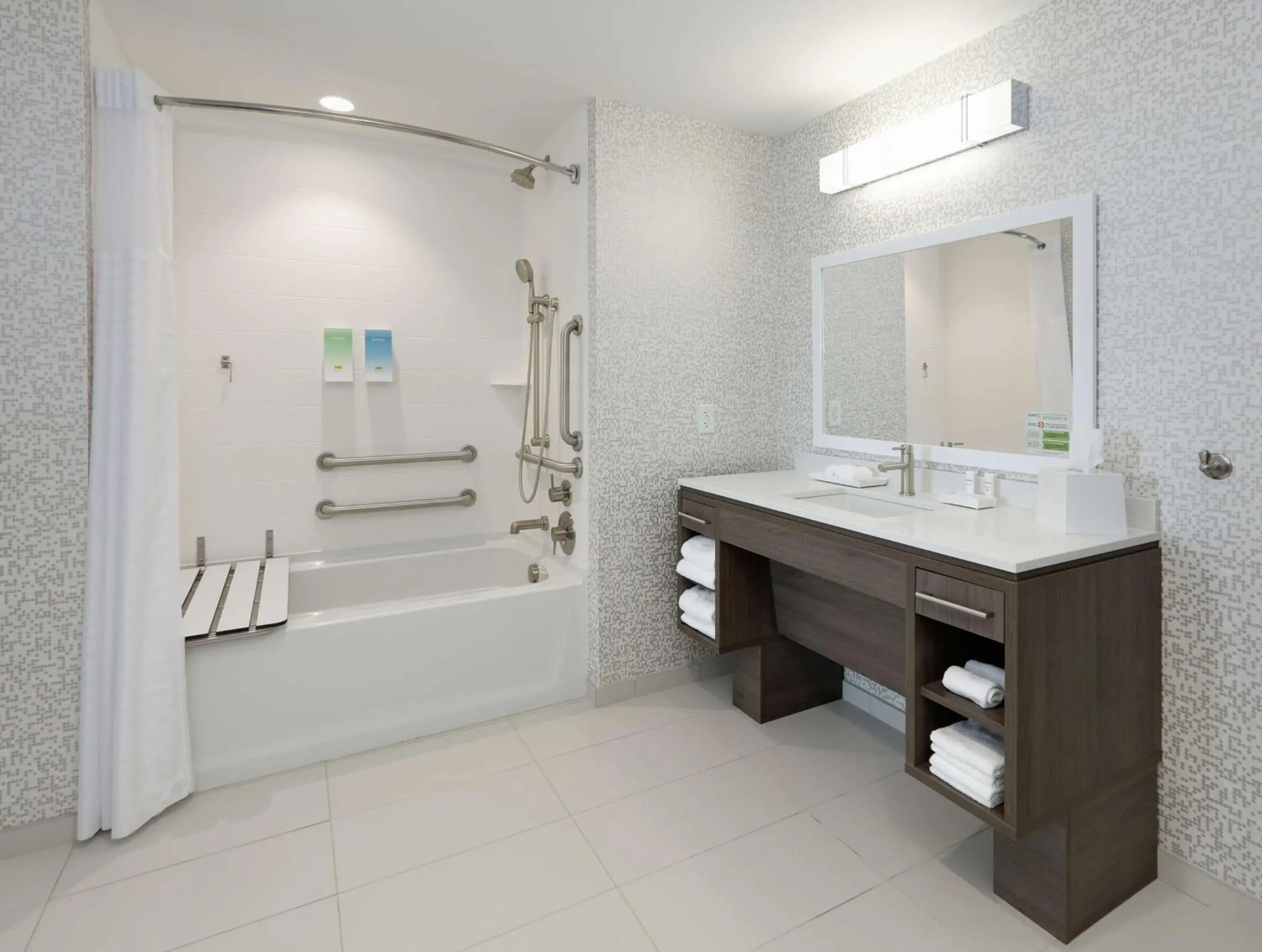Bathroom in Home2 Suites By Hilton Hagerstown Bathroom in Home2 Suites By Hilton Hagerstown