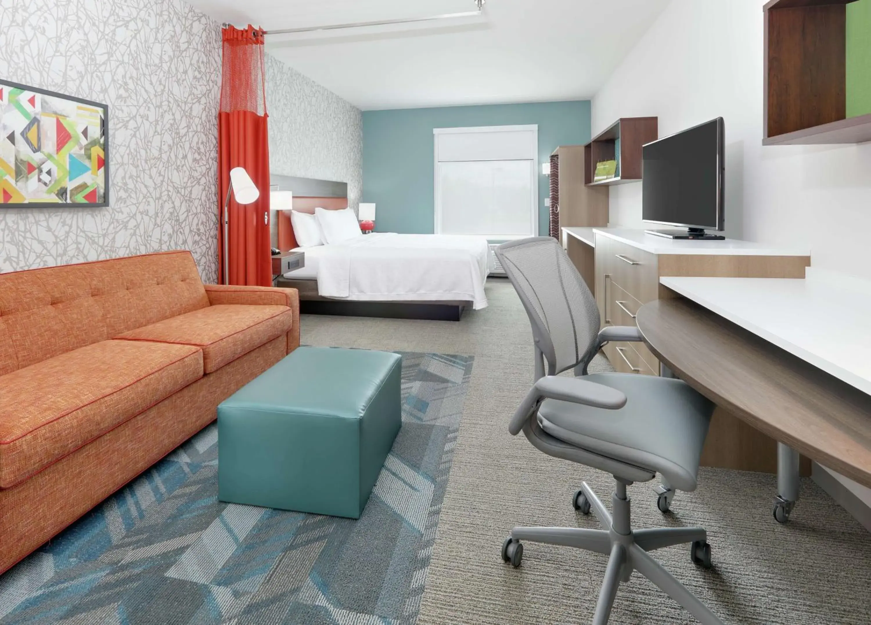 Bedroom, Bed in Home2 Suites By Hilton Hagerstown Bedroom, Bed in Home2 Suites By Hilton Hagerstown