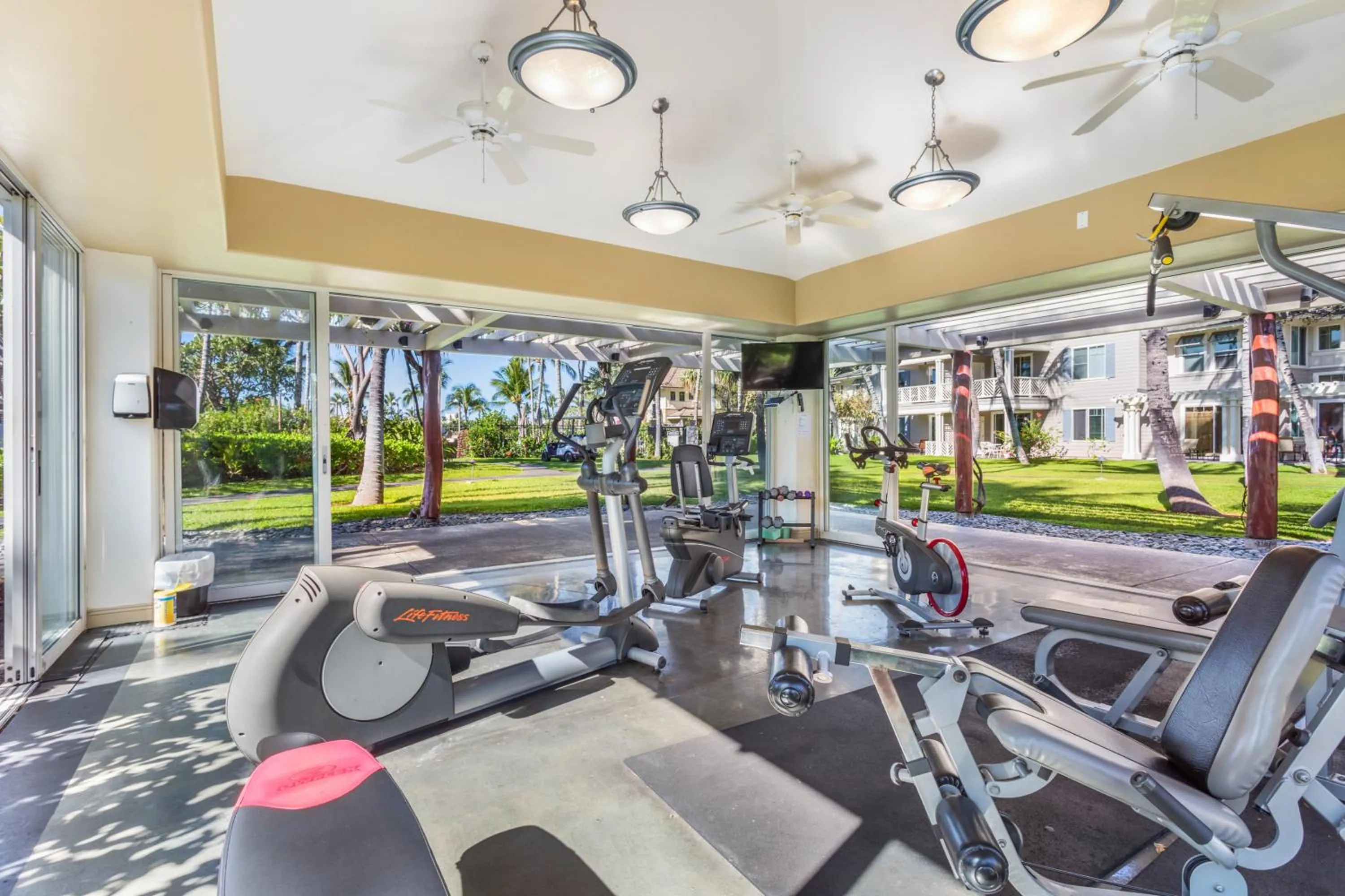 Fitness centre/facilities in Fairway Villas Waikoloa by OUTRIGGER