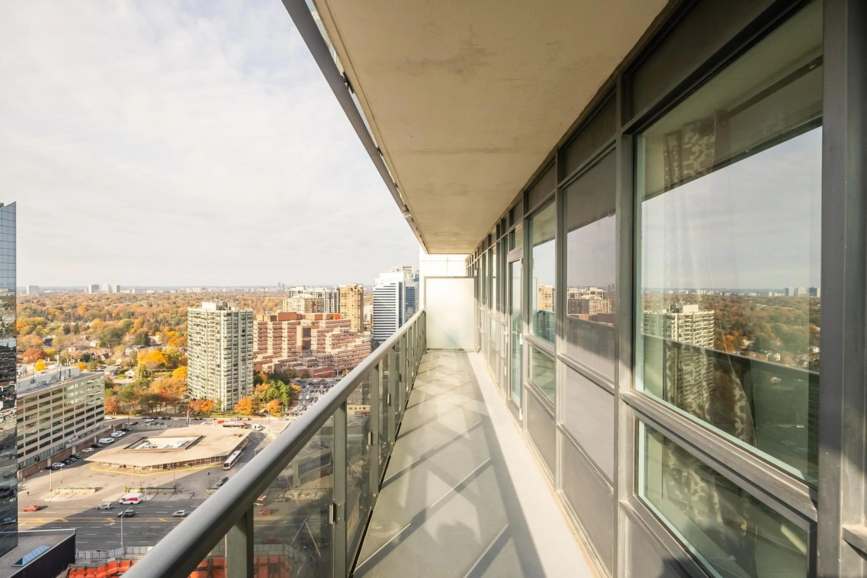 Balcony/Terrace in GLOBALSTAY Modern Apartments in North York Skyscraper