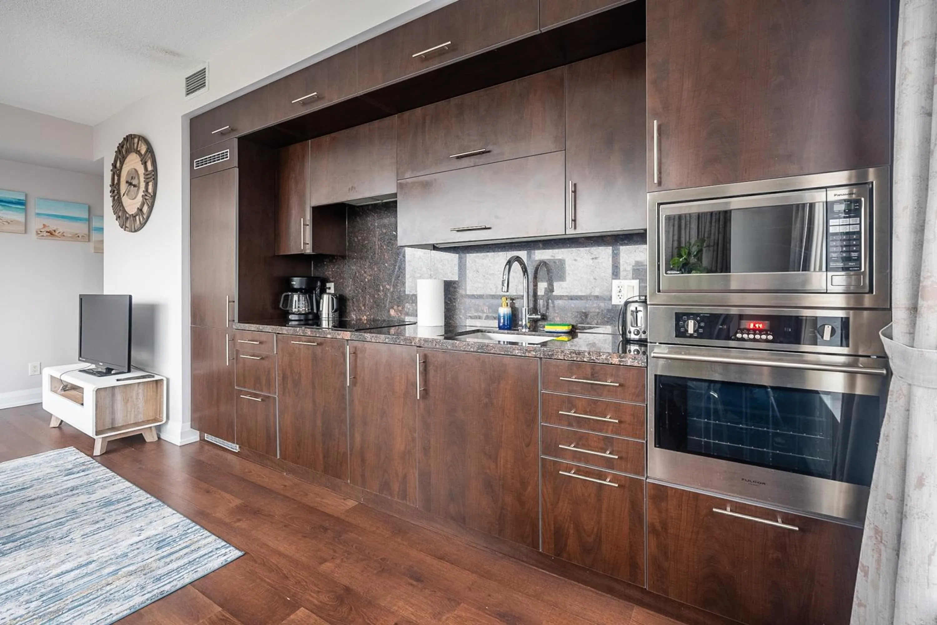 Kitchen or kitchenette in GLOBALSTAY Modern Apartments in North York Skyscraper