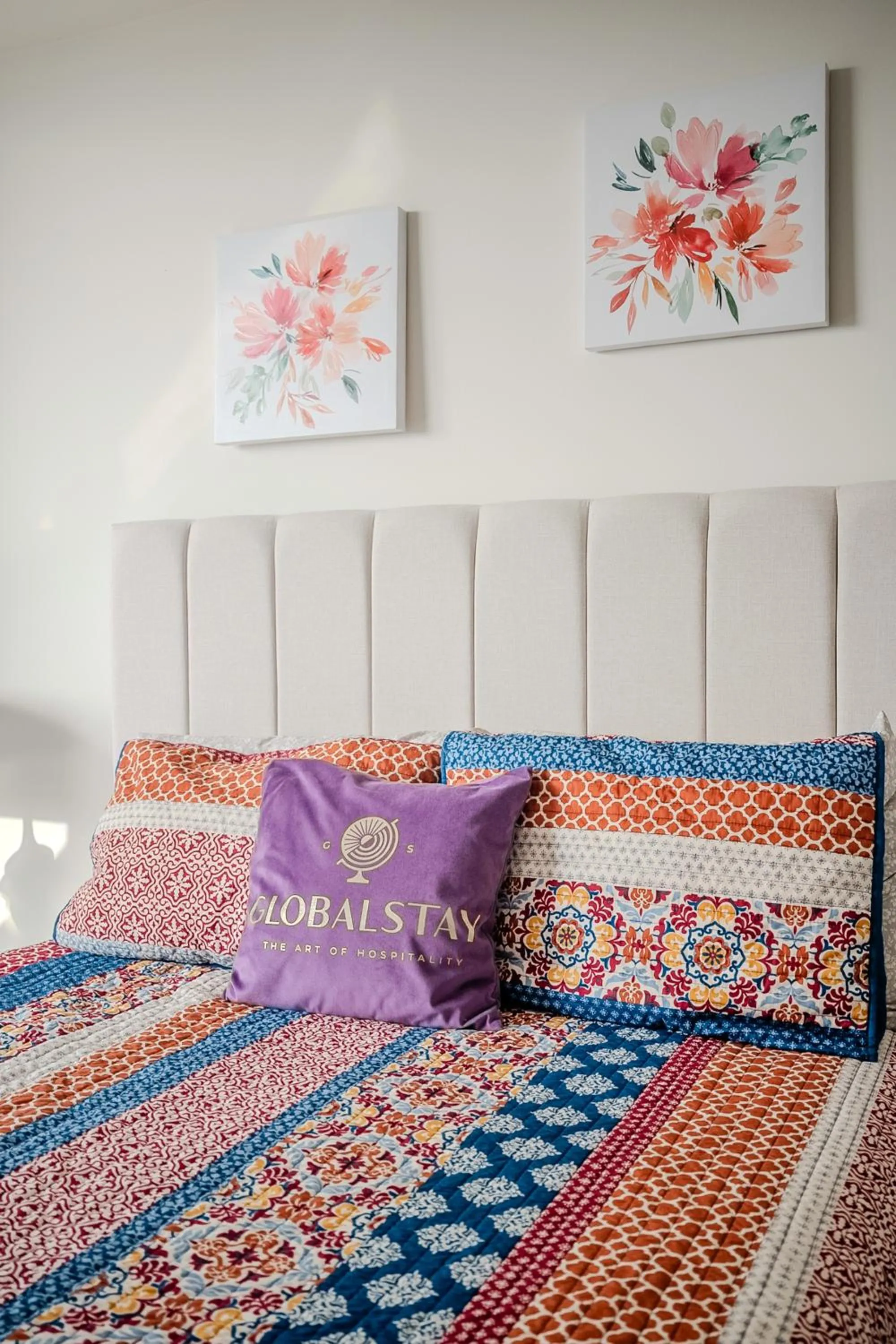 Bed in GLOBALSTAY Modern Apartments in North York Skyscraper