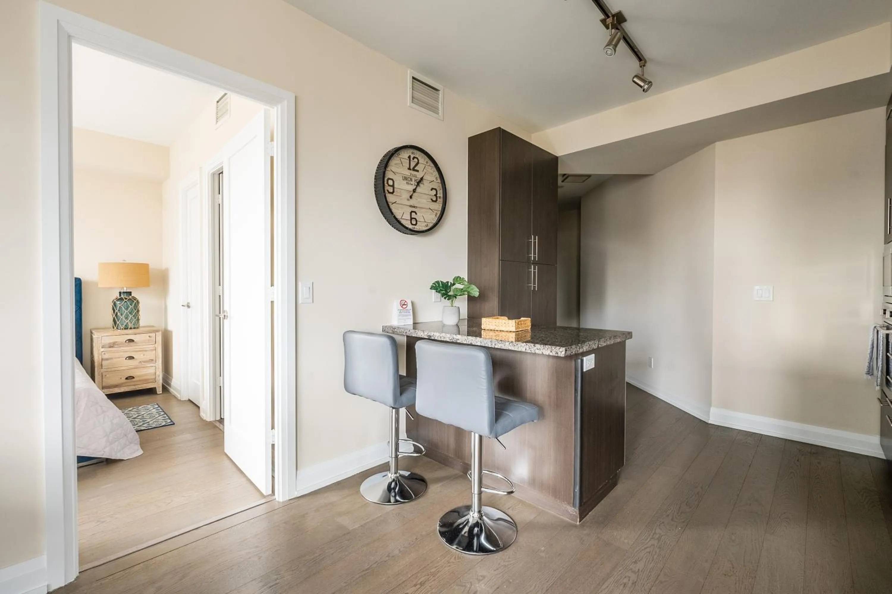kitchen in GLOBALSTAY Modern Apartments in North York Skyscraper