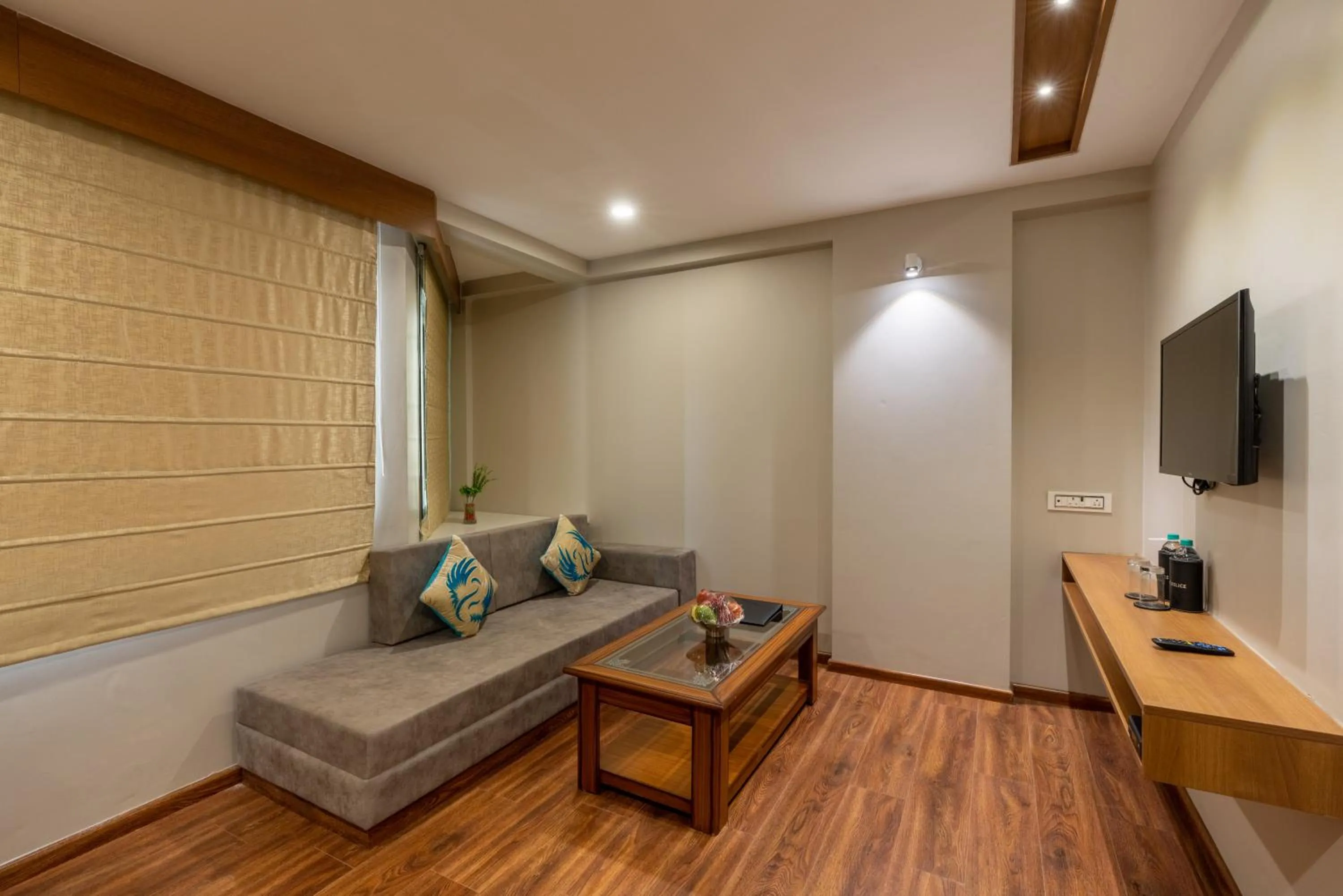 Seating area in Hotel Delice