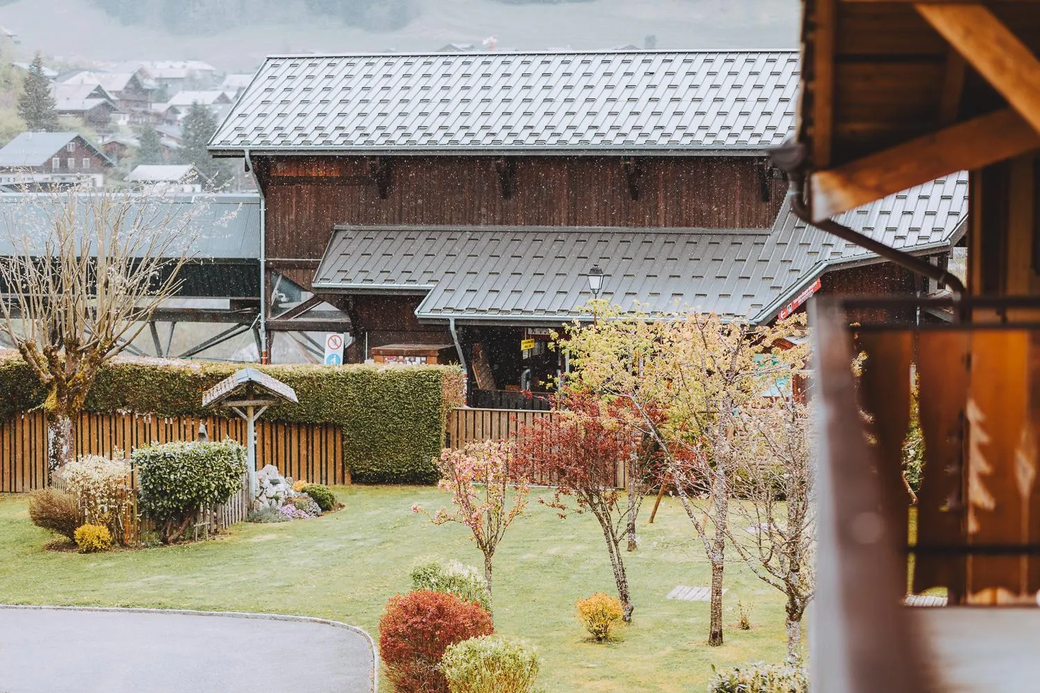 Garden in Savoy Morzine