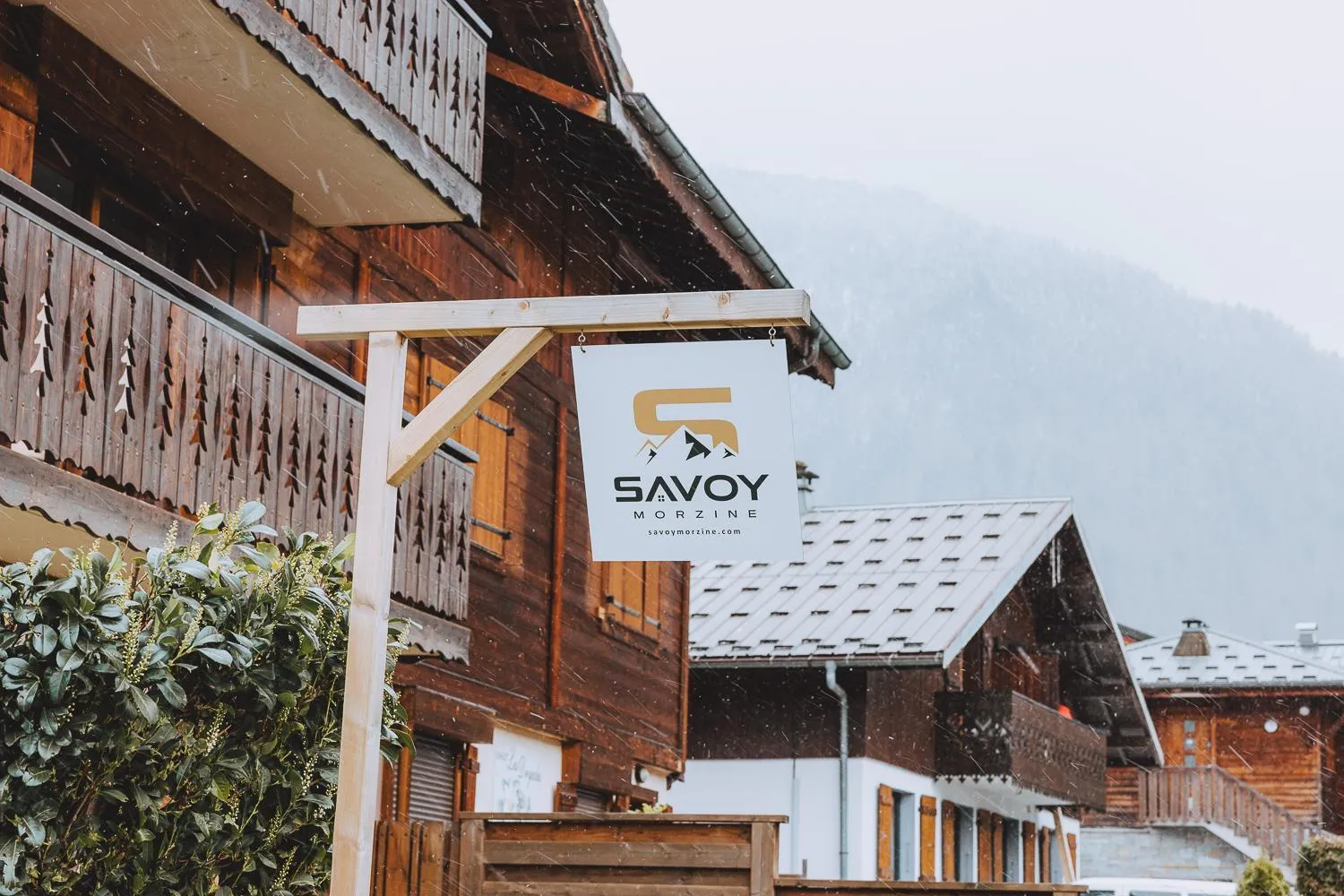 Property building in Savoy Morzine