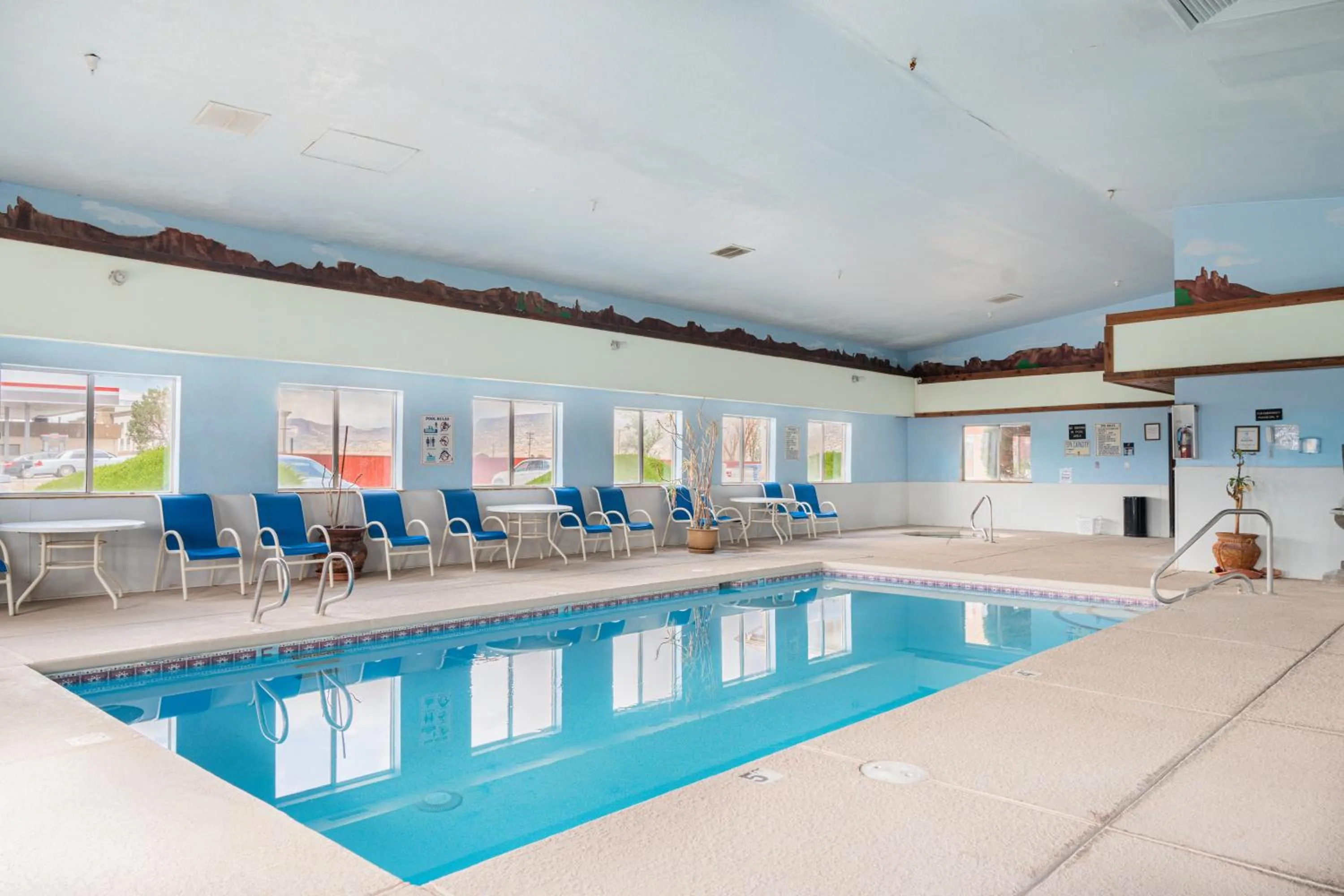 Swimming pool in Super 8 by Wyndham Grants