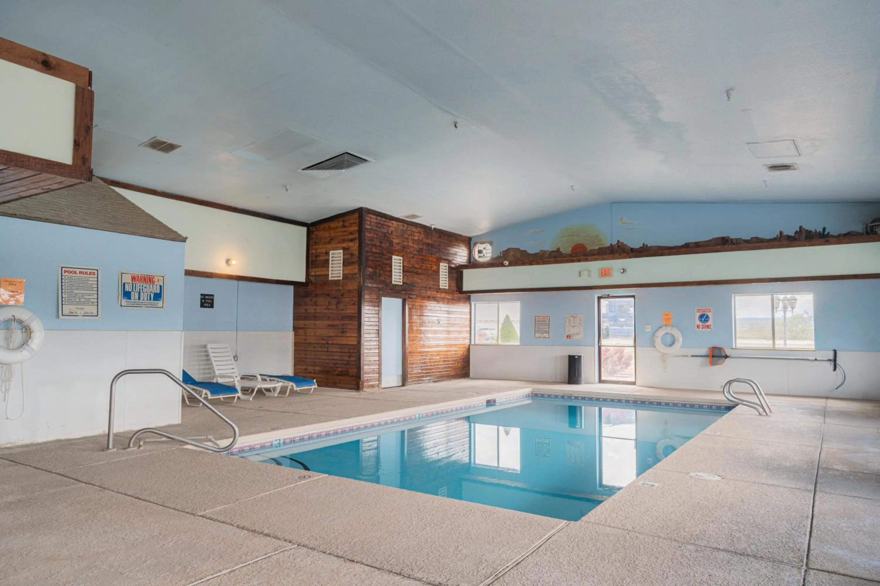 Swimming pool in Super 8 by Wyndham Grants