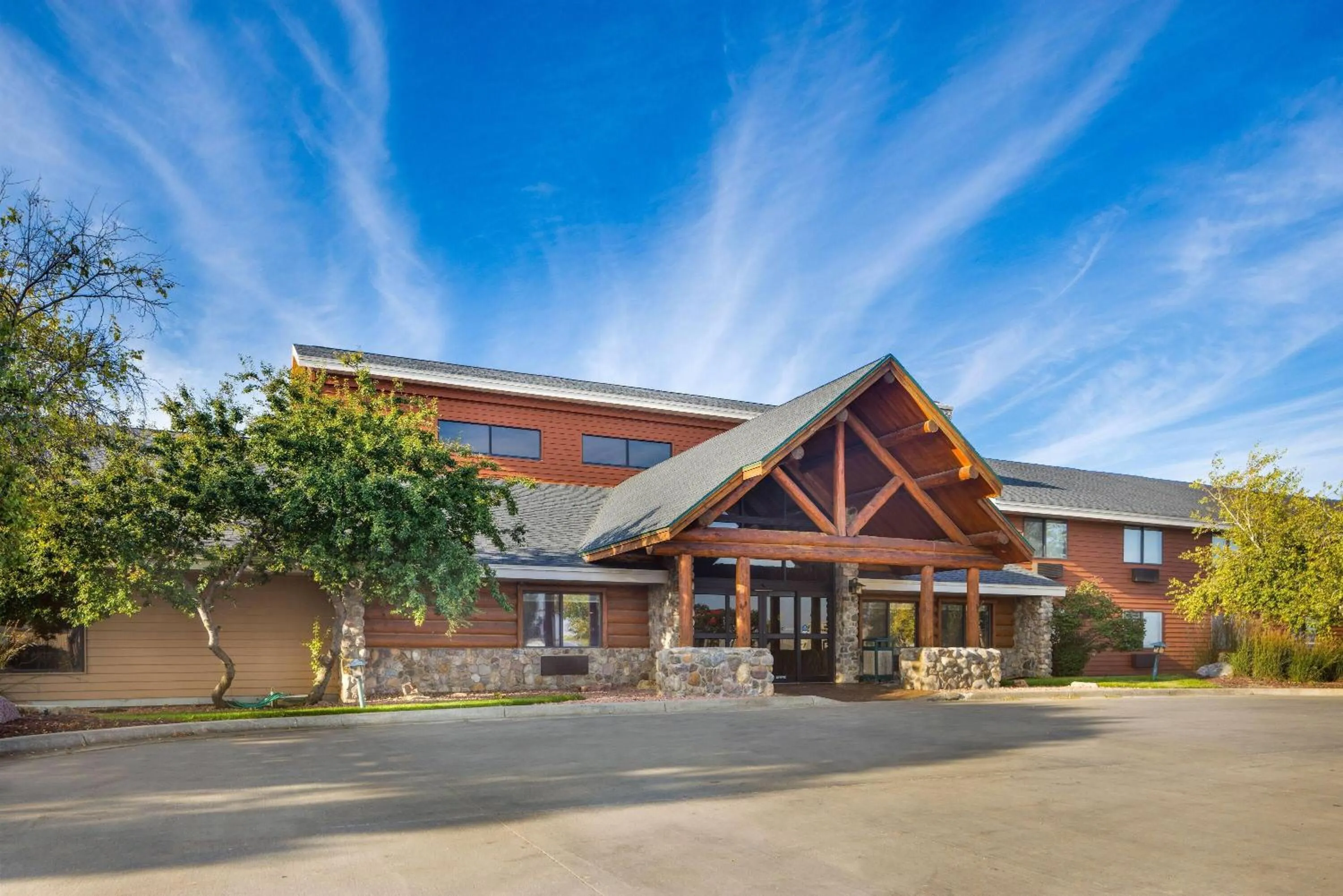 Property building in AmericInn by Wyndham Chamberlain Conference Center