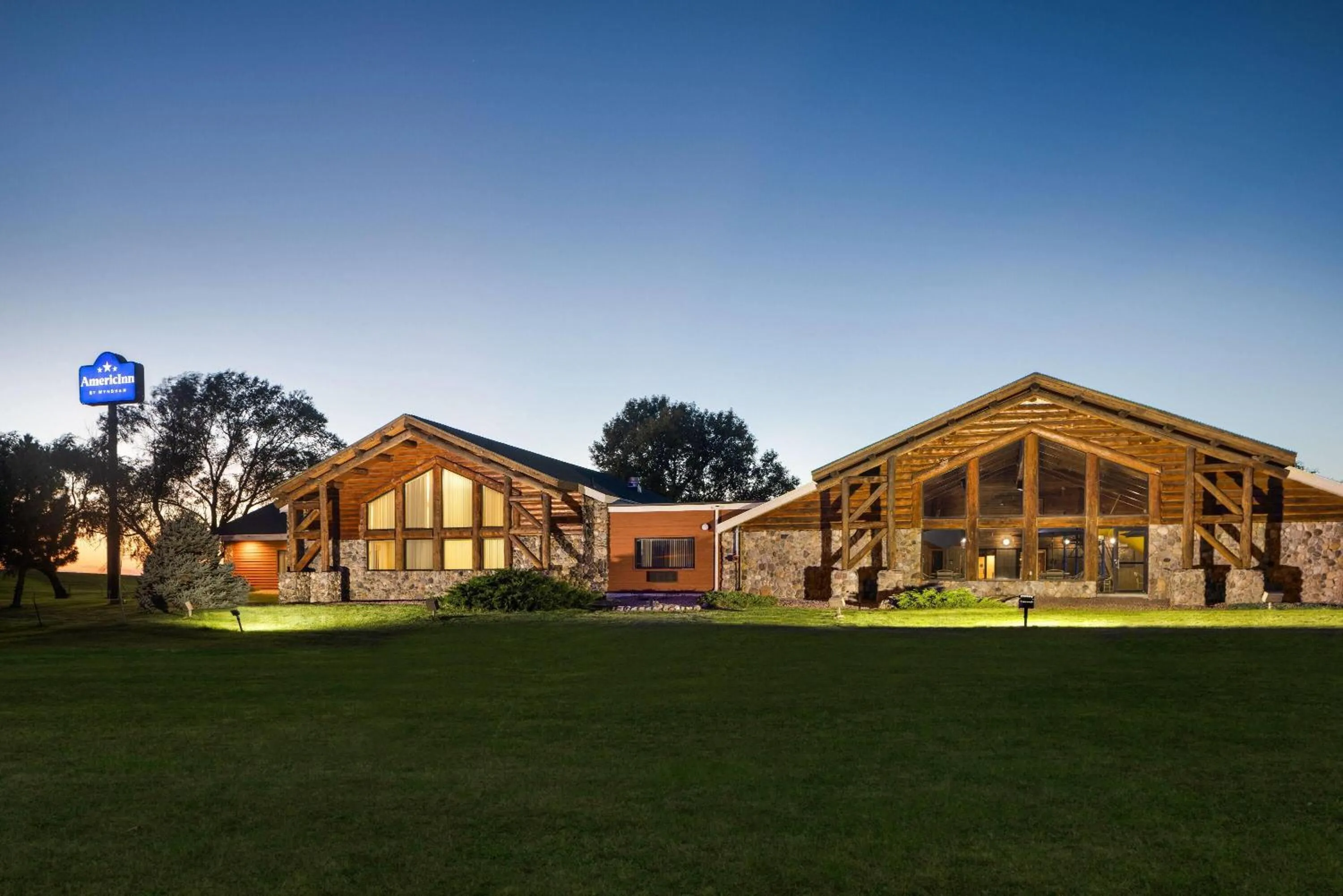 Property building in AmericInn by Wyndham Chamberlain Conference Center