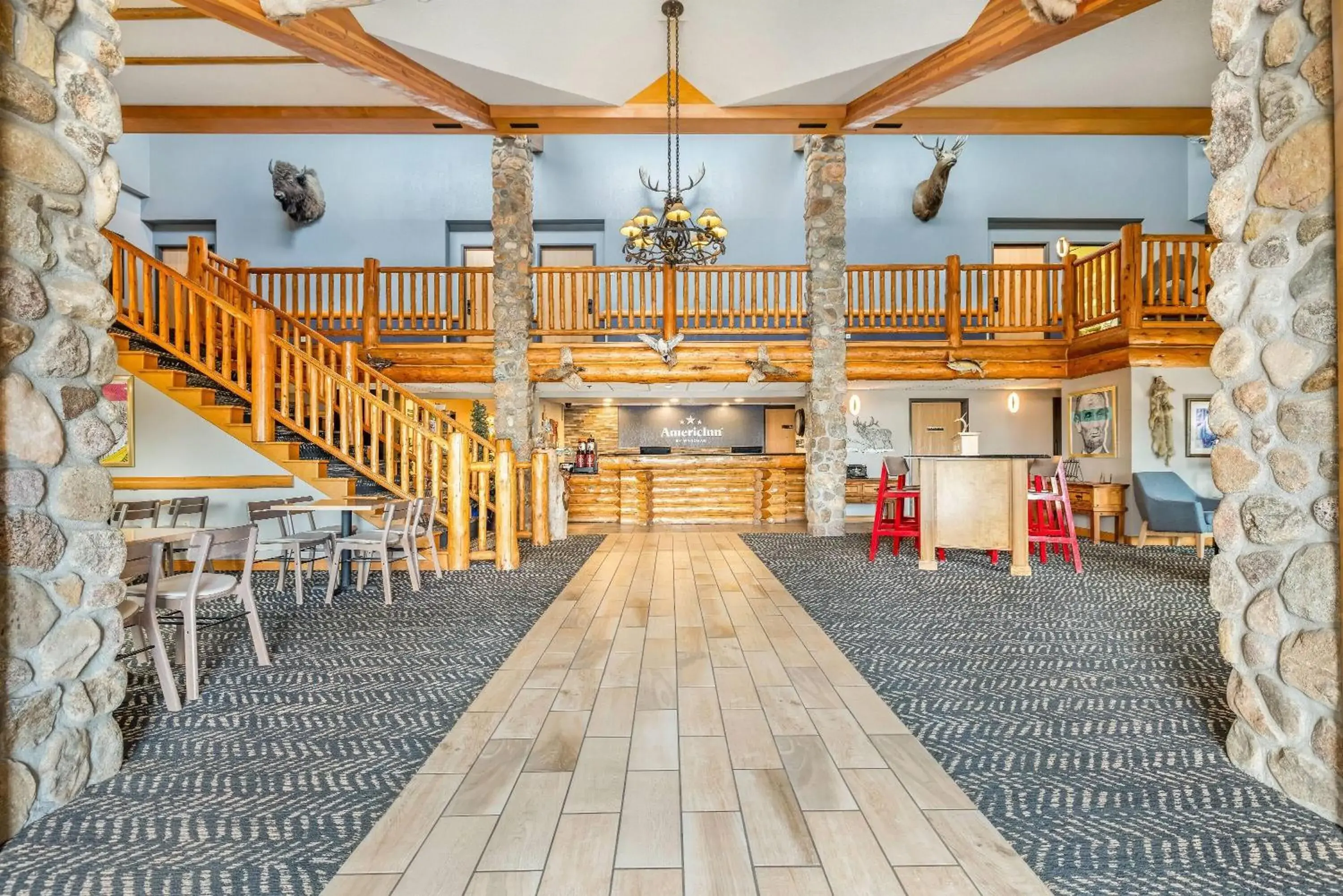 Lobby or reception in AmericInn by Wyndham Chamberlain Conference Center Lobby or reception in AmericInn by Wyndham Chamberlain Conference Center