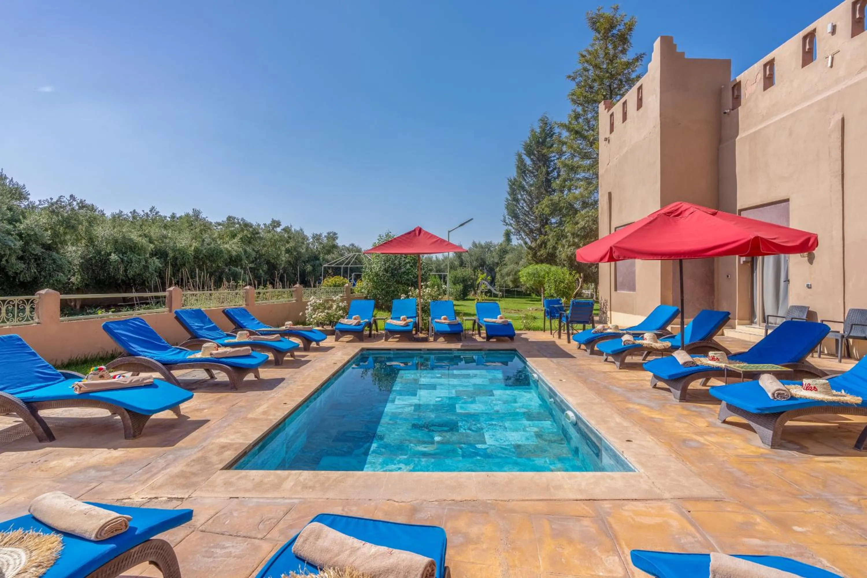 Pool view in Taj Atlas Wellness Boutique Hôtel & Spa