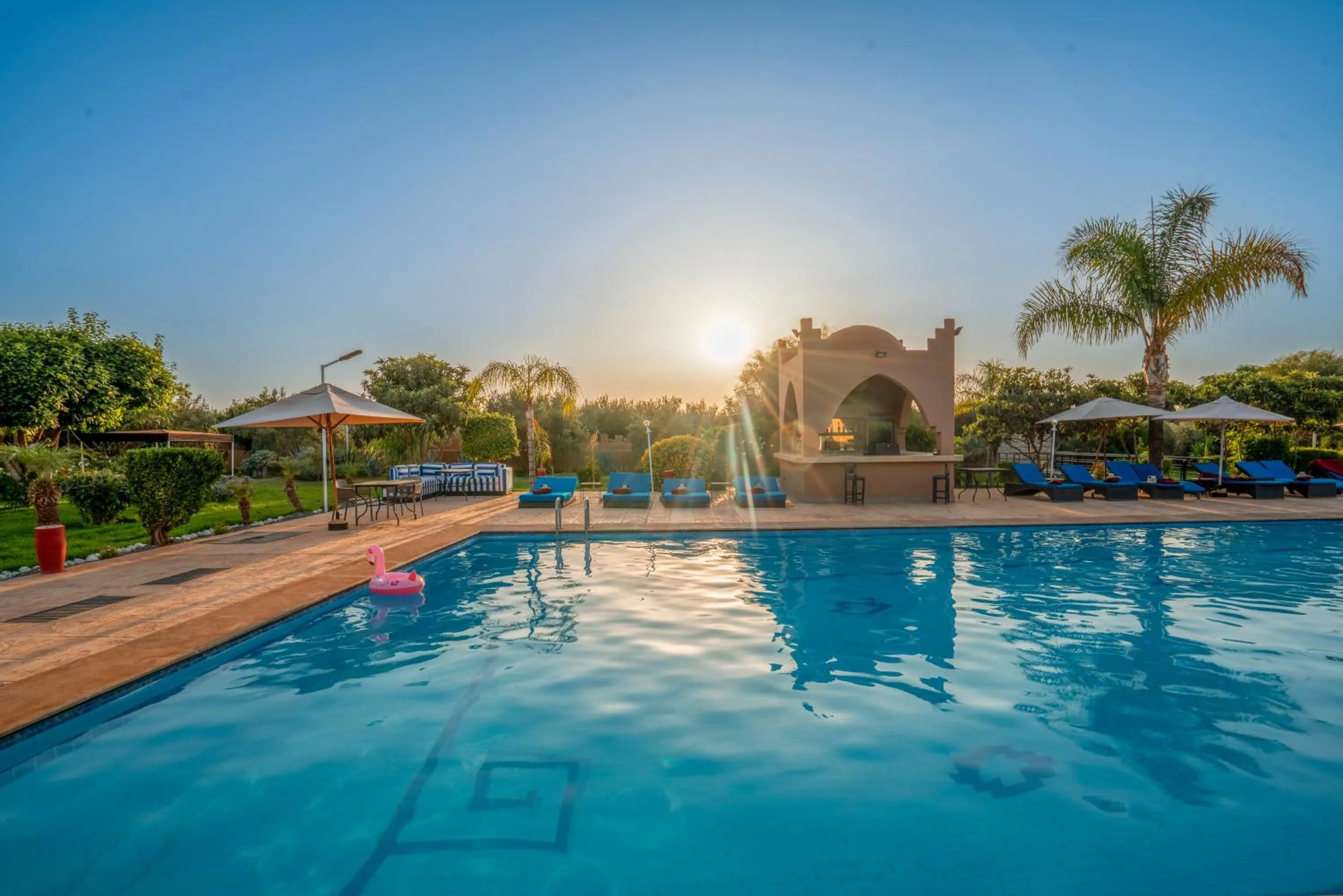 Swimming pool in Taj Atlas Wellness Boutique Hôtel & Spa