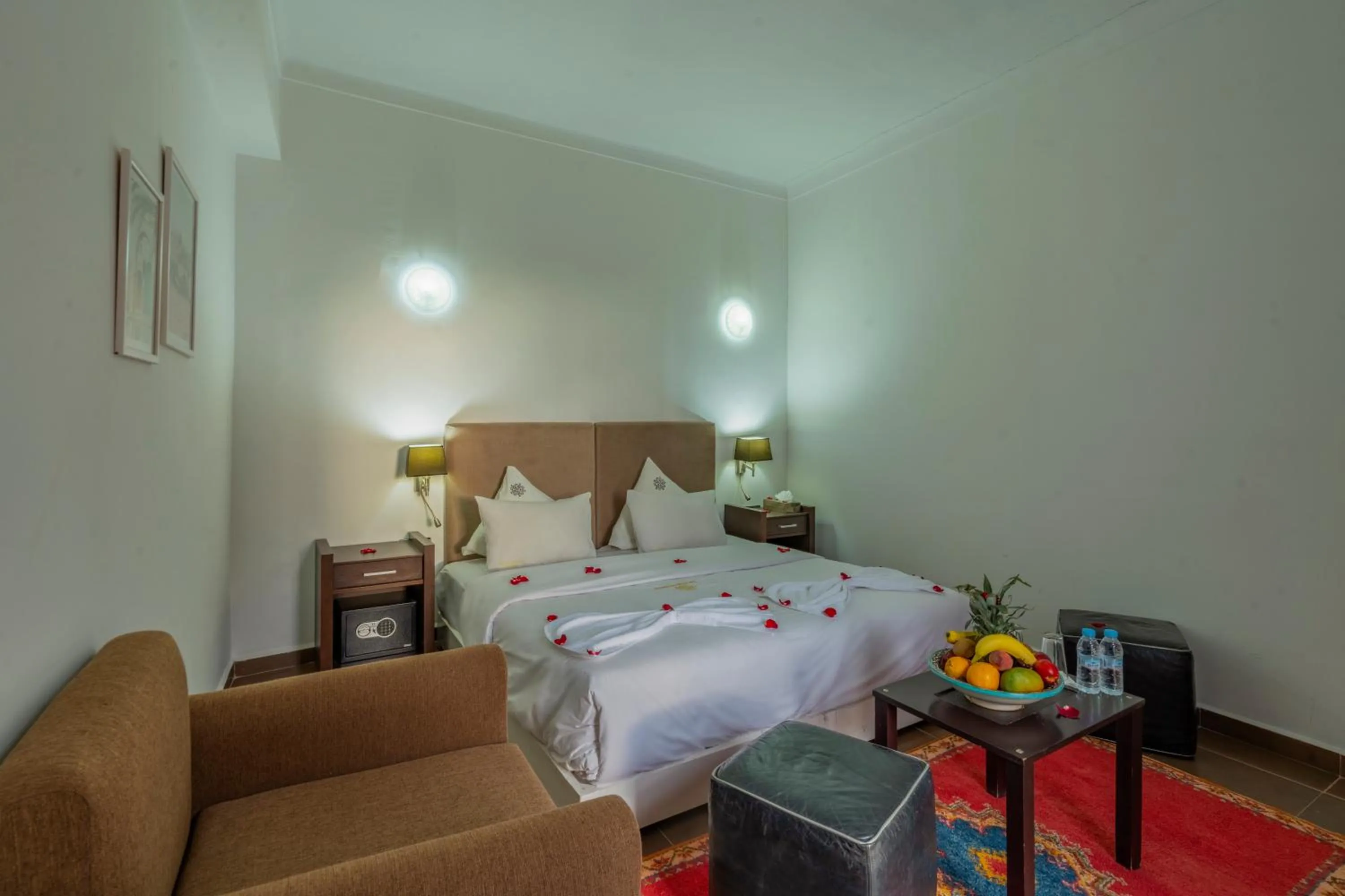 Bed in Taj Atlas Wellness Boutique Hôtel & Spa