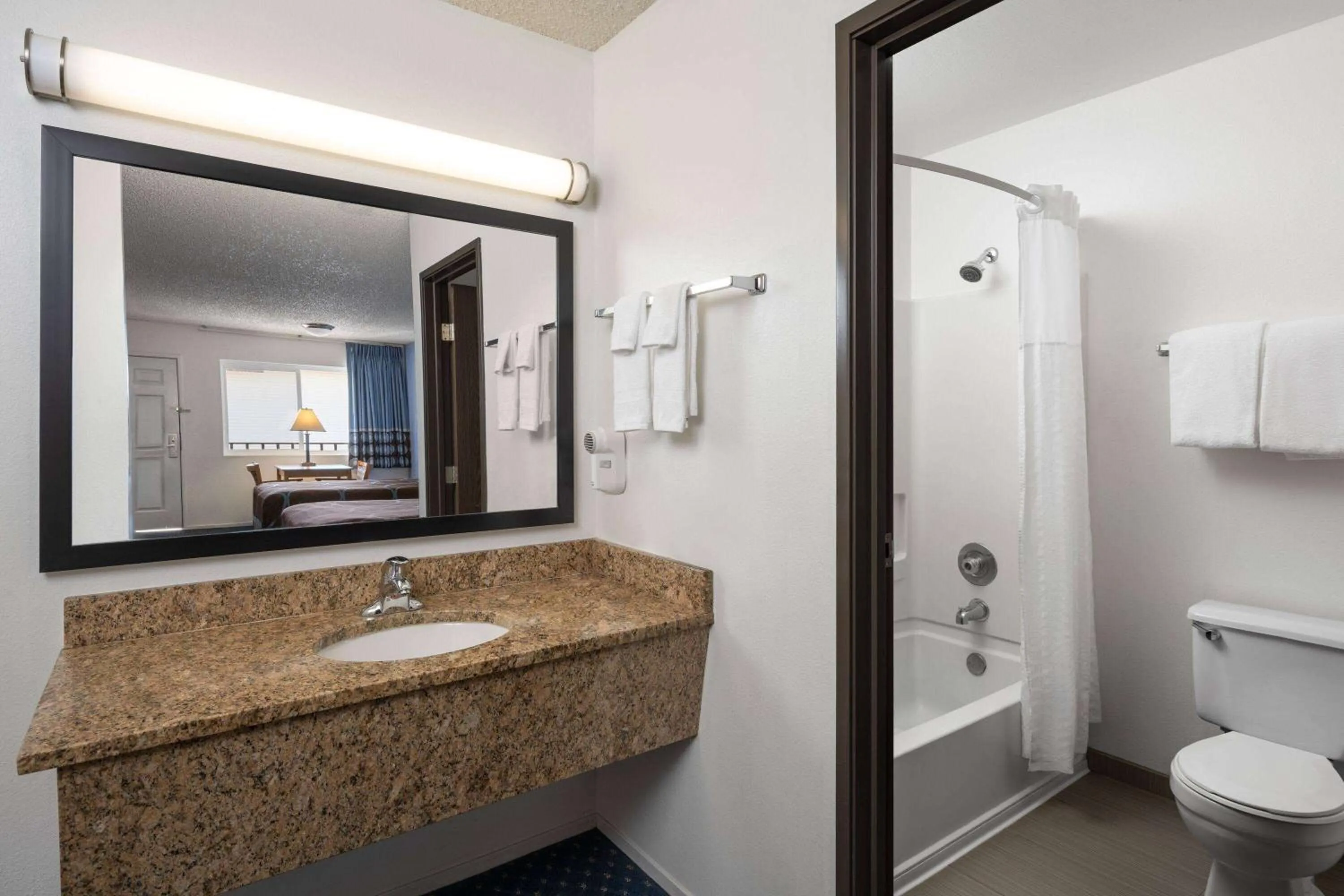 Bathroom in Super 8 by Wyndham Susanville