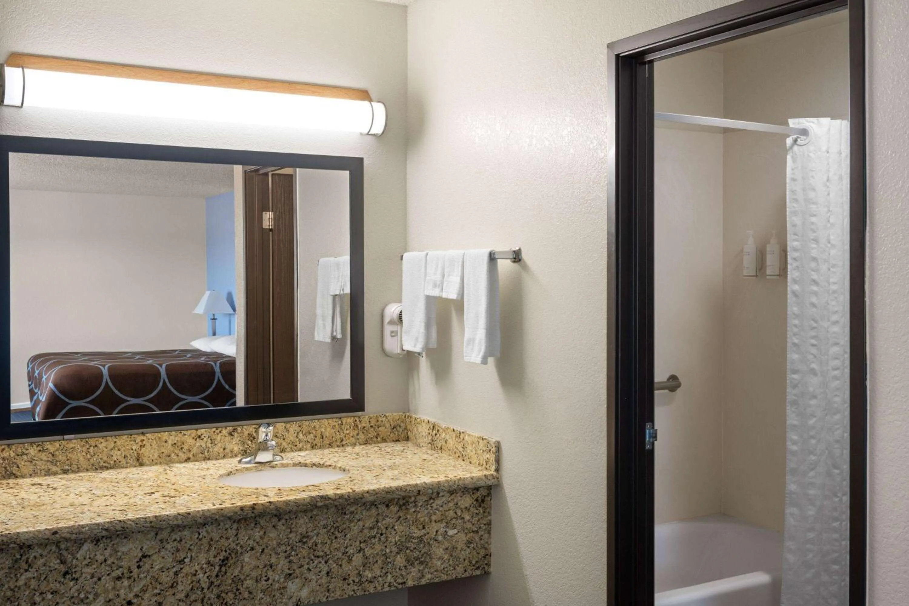 Bathroom in Super 8 by Wyndham Susanville