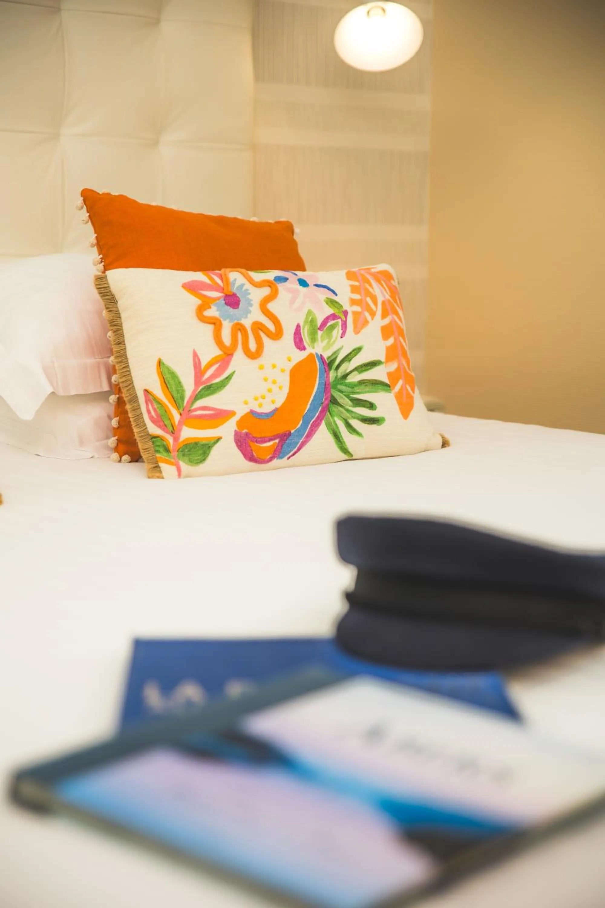 Photo of the whole room, Bed in Hôtel La Baie des Anges, son SPA marin & sa piscine couverte et chauffée