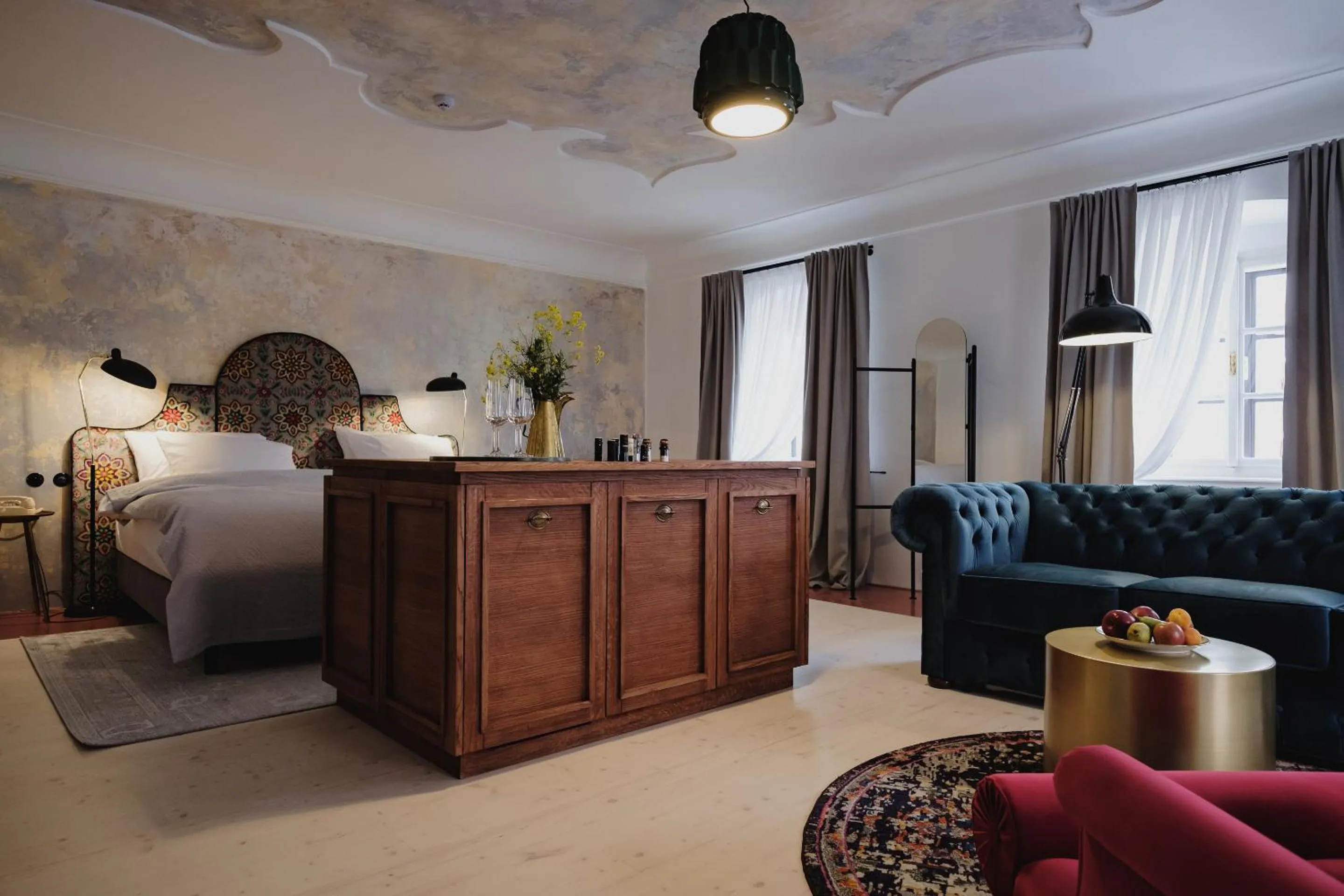 Living room, Bed in Monastery Garden Bistro & Rooms