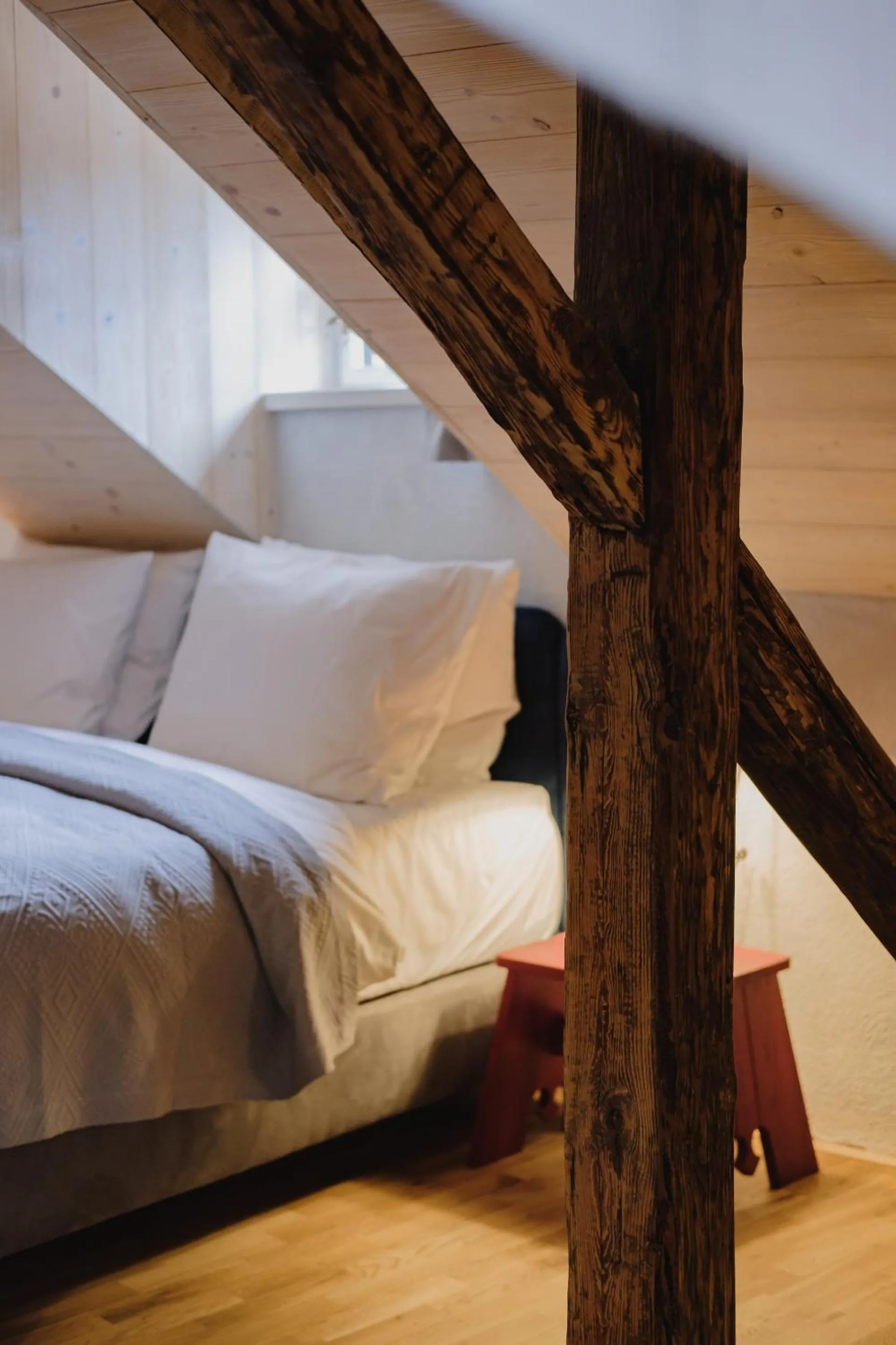 Bed in Monastery Garden Bistro & Rooms