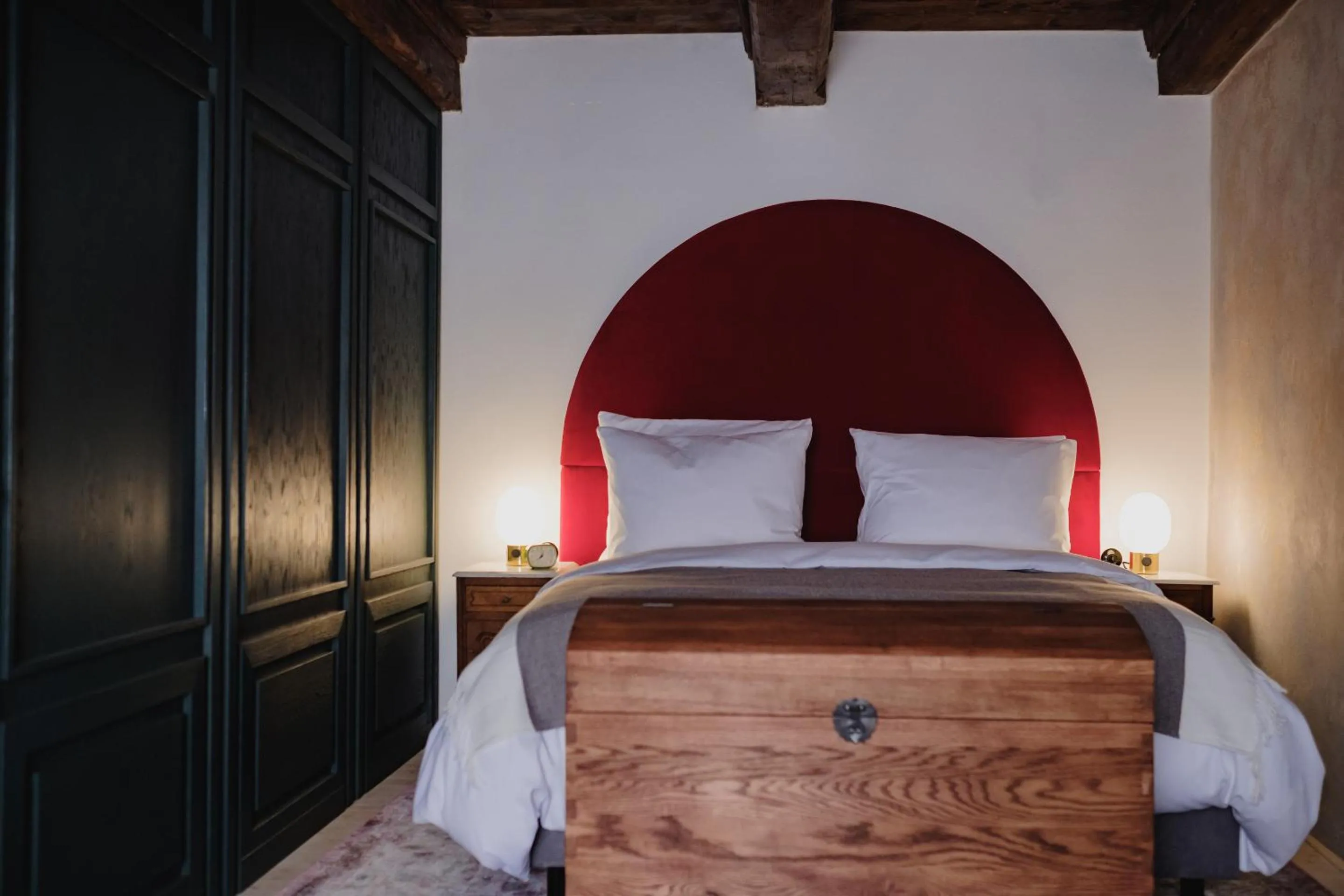 Bed in Monastery Garden Bistro & Rooms