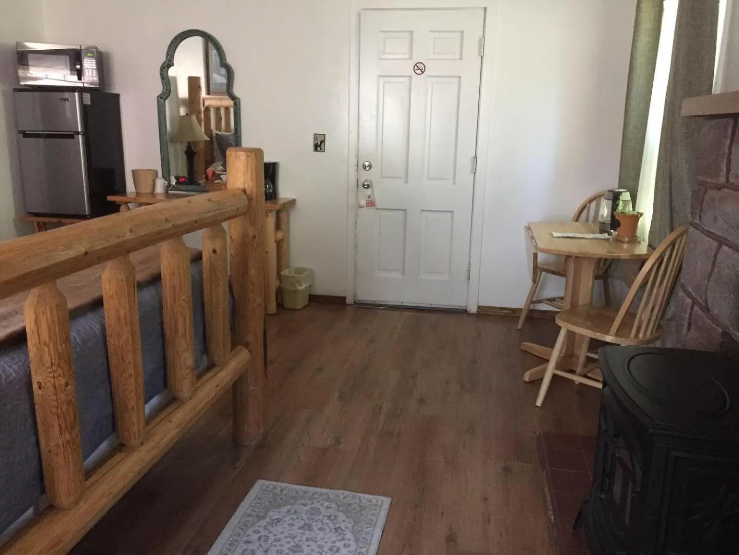 Seating area in Dunsmuir Lodge