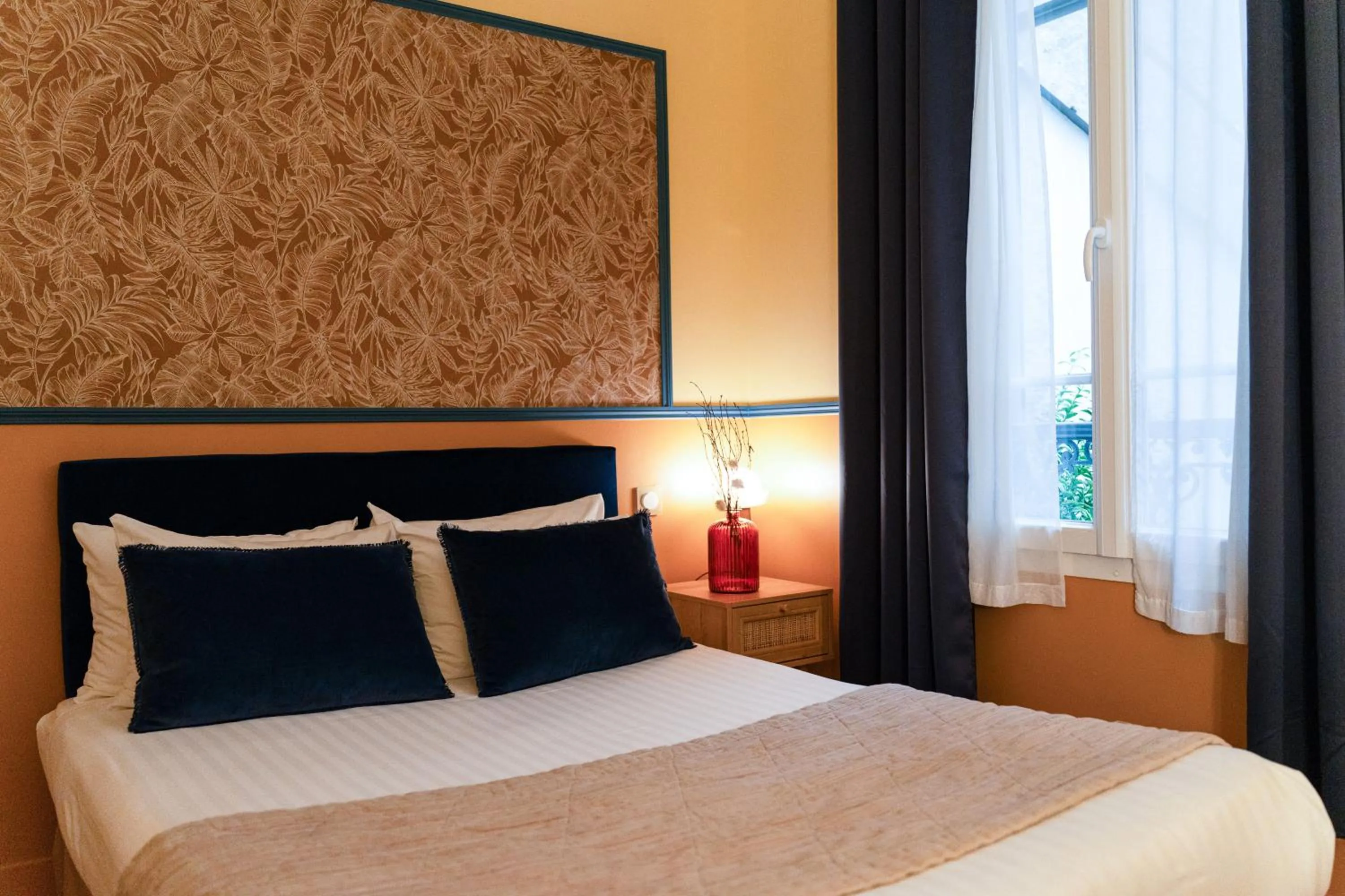 Bed in Hotel Boileau